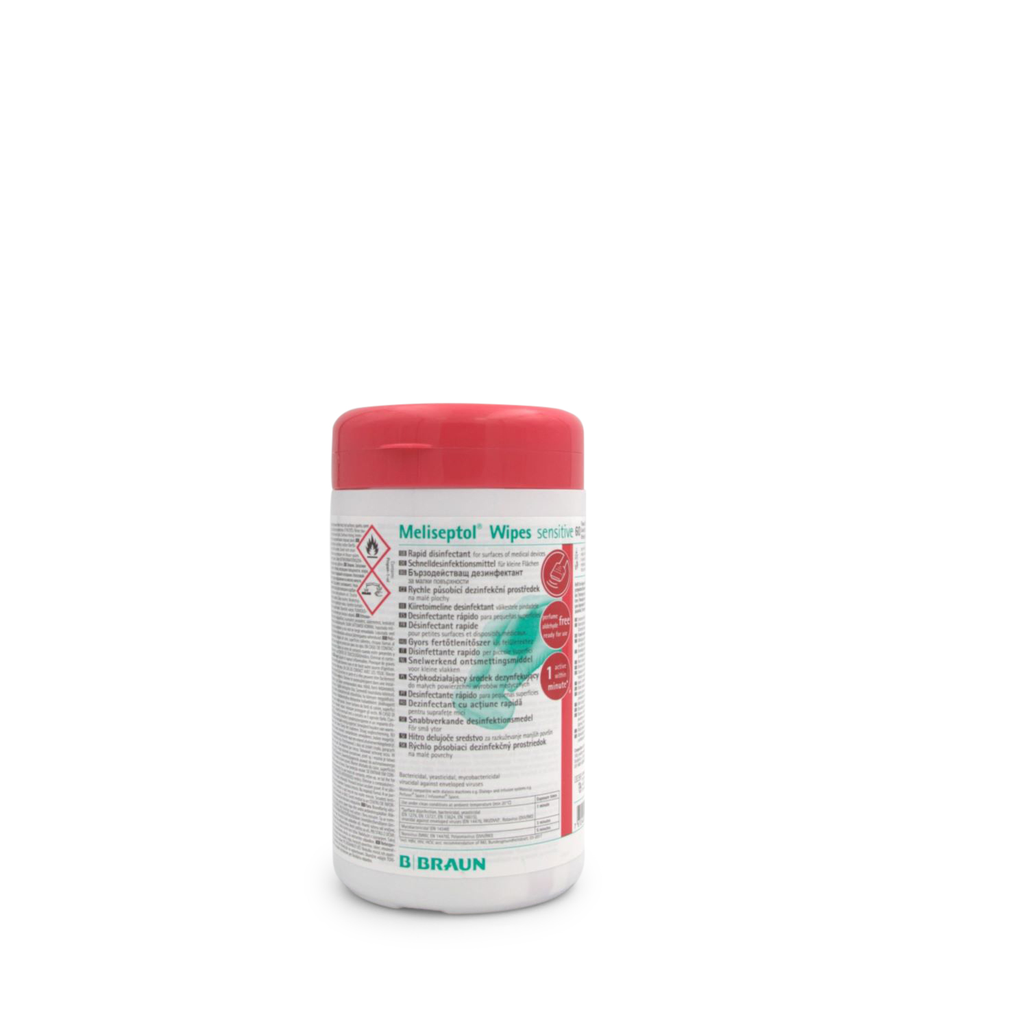 Meliseptol Wipes sensitive Spenderbox (Schnelldesinfektionsmittel für kleine Flächen)