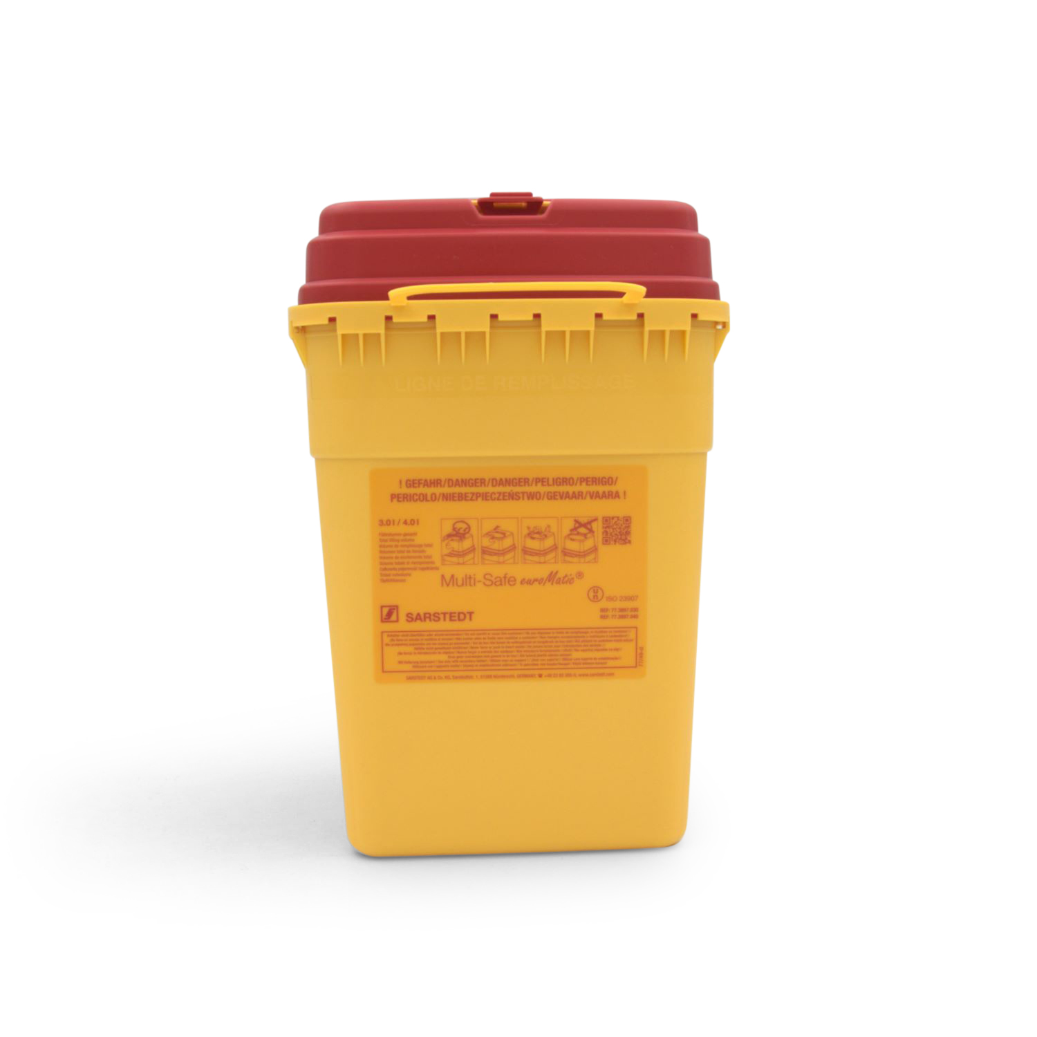 Multi-Safe euroMatic Entsorgungsbehälter (4 L, gelb, eckig)