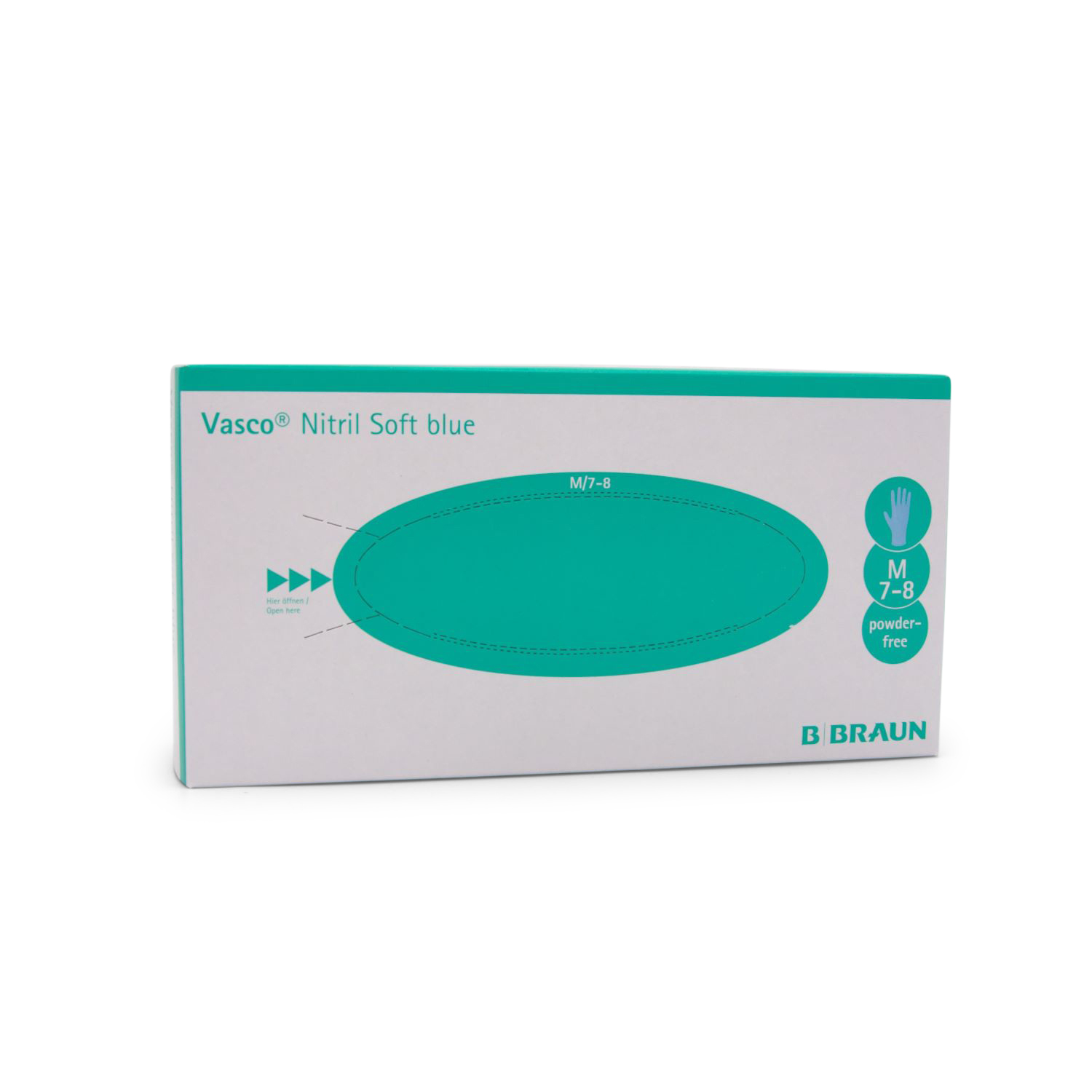 Vasco® Nitril Soft blue Untersuchungshandschuhe (Gr. M, blau, PF, RR, unsteril) Vasco® Nitril Soft blue Untersuchungshandschuhe (Gr. M, blau, PF, RR, unsteril)