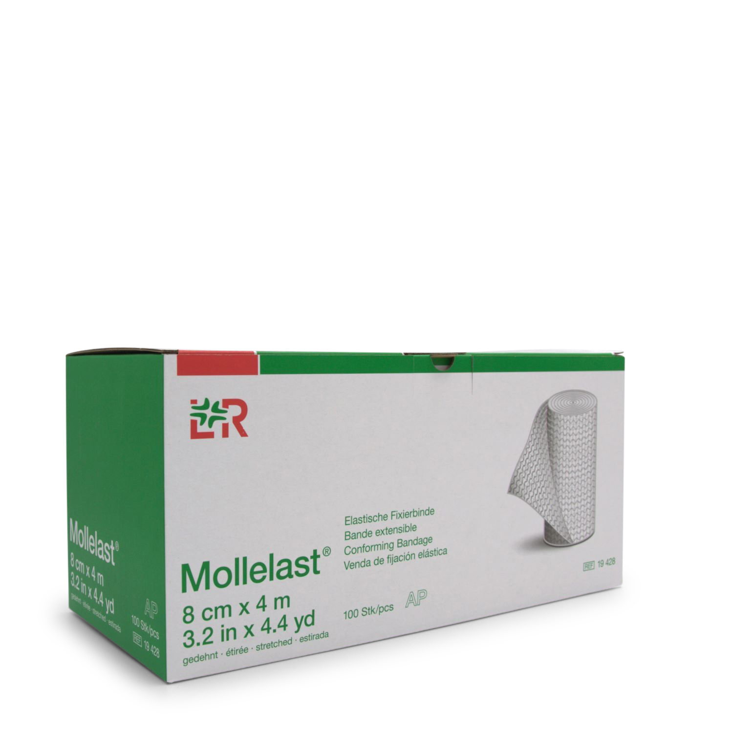 Mollelast® Fixierbinden (8 cm x 4 m, weiß, unsteril) Mollelast® Fixierbinden (8 cm x 4 m, weiß, unsteril)