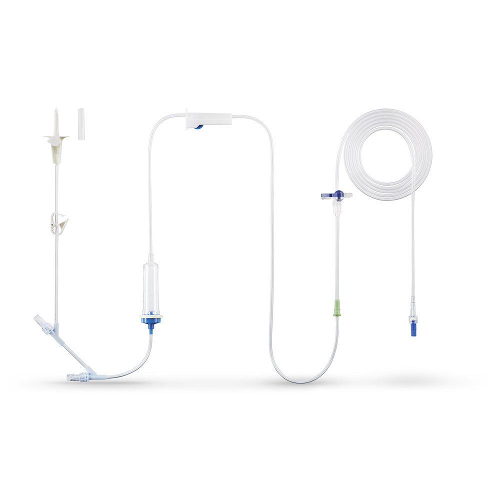 Infusionsset VL ON22 AirBlock (290 cm - belüftet, 15 μm Filter)