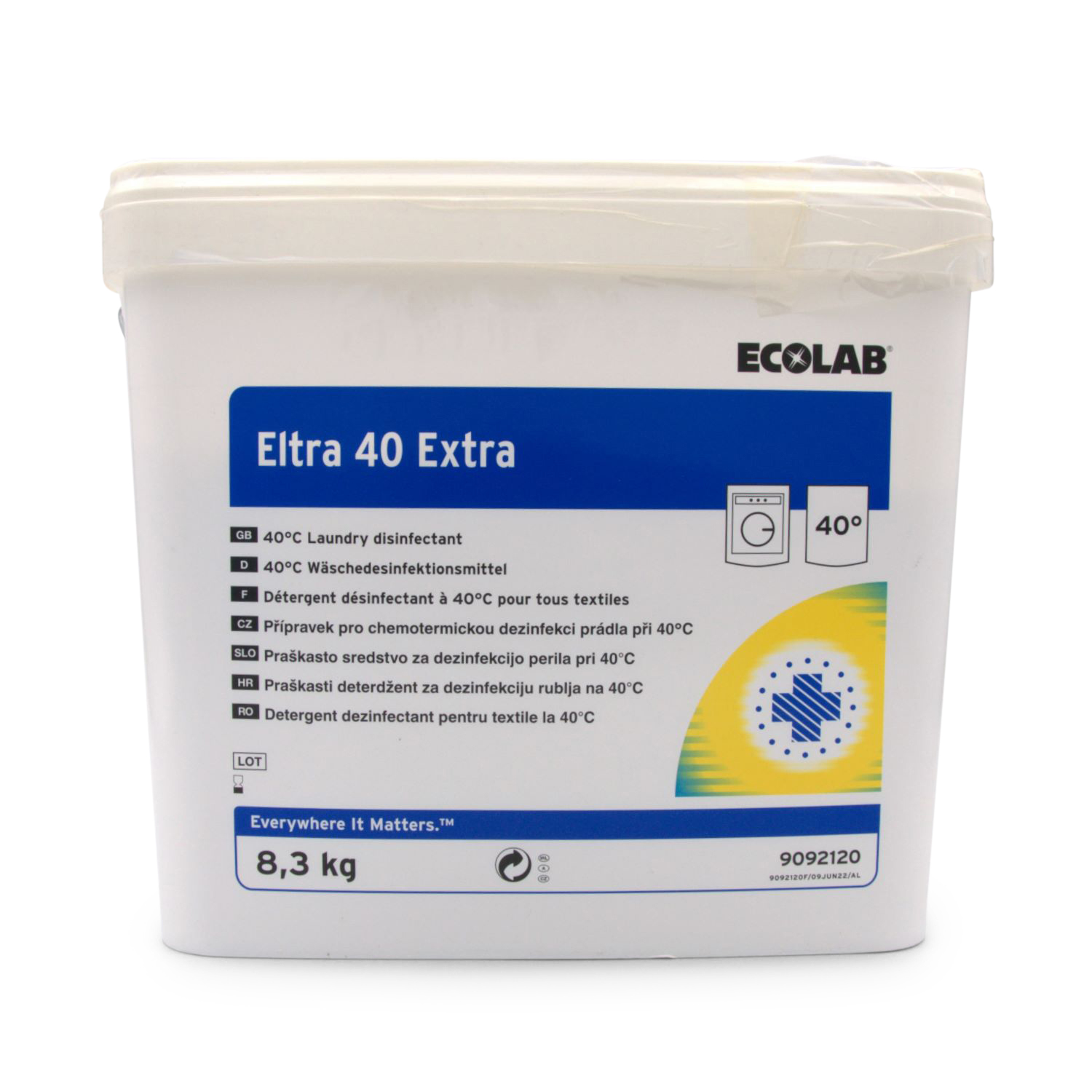 ECOLAB® Eltra 40 Extra Desinfektionswaschmittel (8,3 kg)