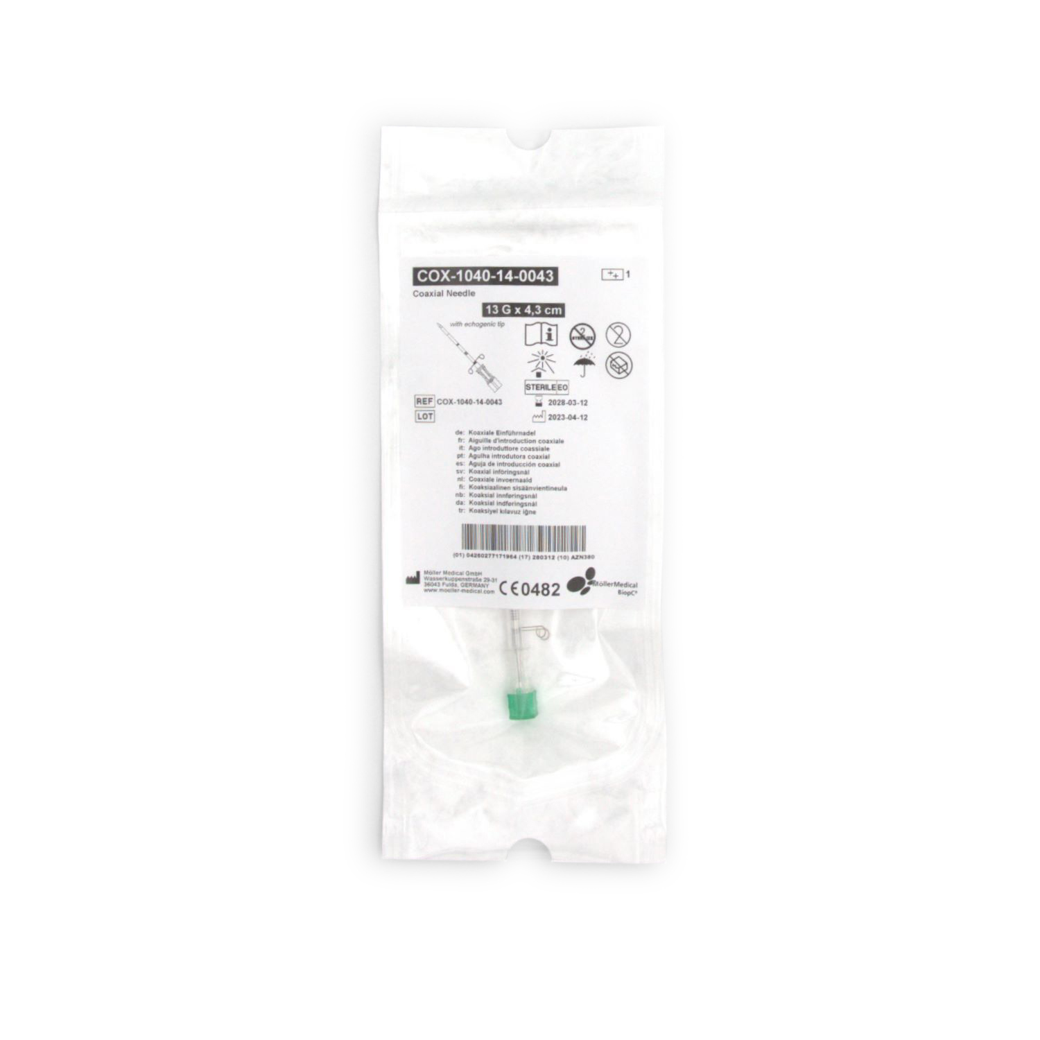 Koaxialkanüle passend zu DNG-1040-14-0100 (13G x 4,3 cm)