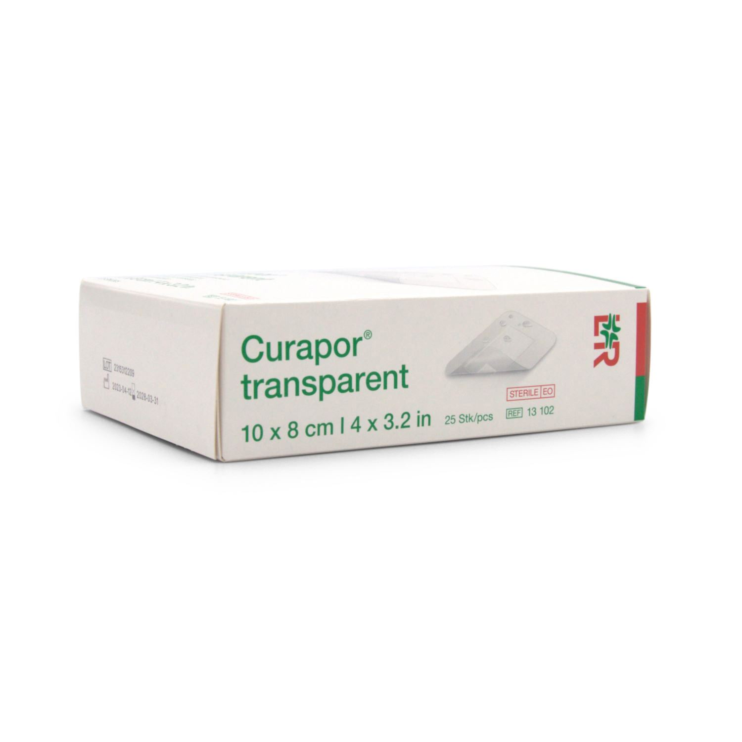 Curapor®Wundverband (10cm x 8cm, transparent, steril)