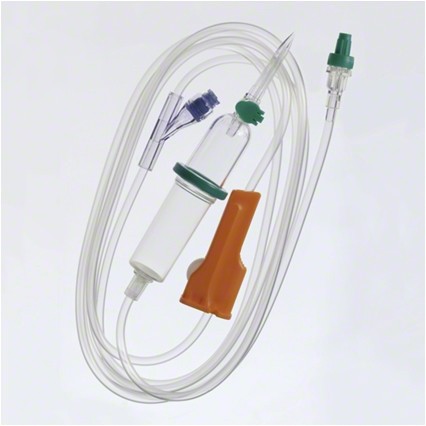 Intrafix SafeSet Infusionsgerät (210 cm, mit nadelfreiem Ventil Safeflow)