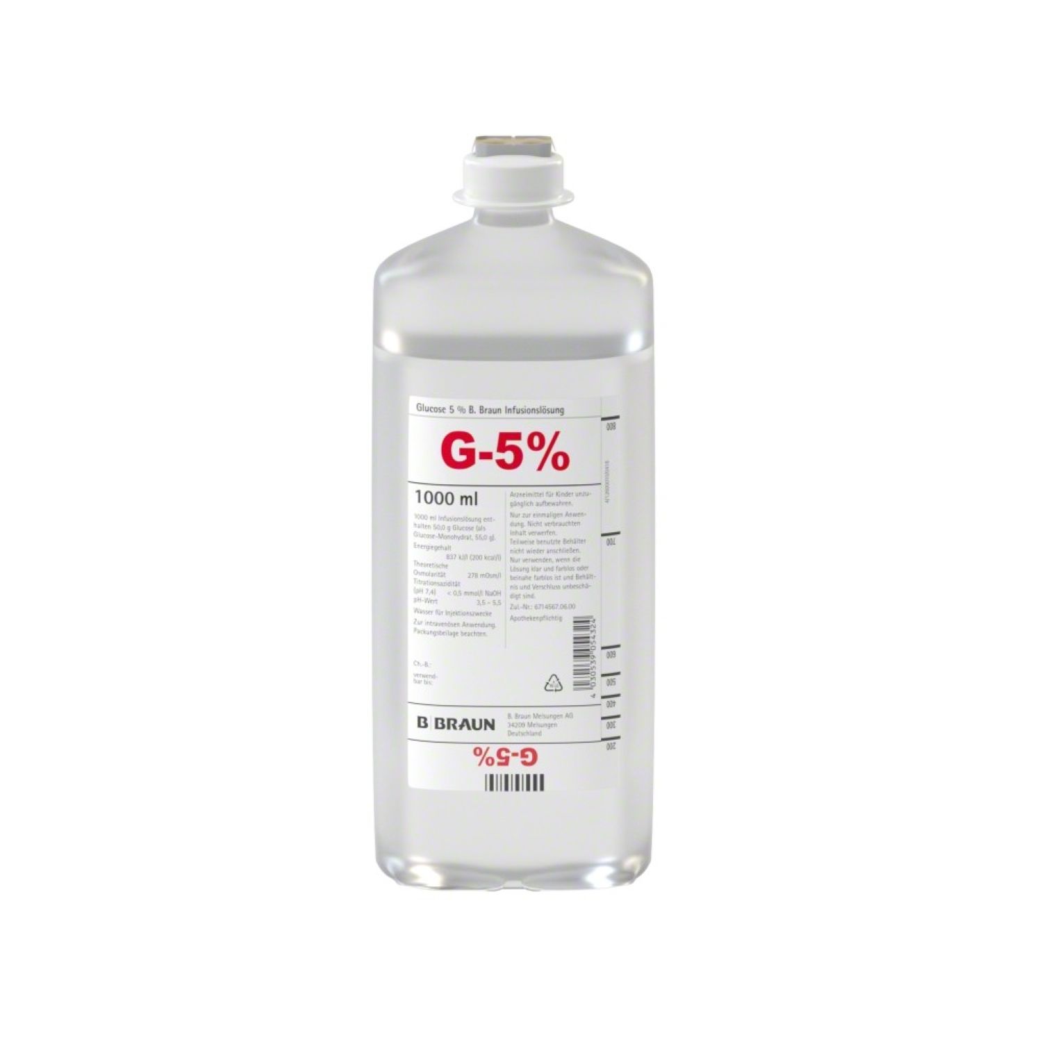 Ecoflac® plus Glucose 5 % (1000 ml)