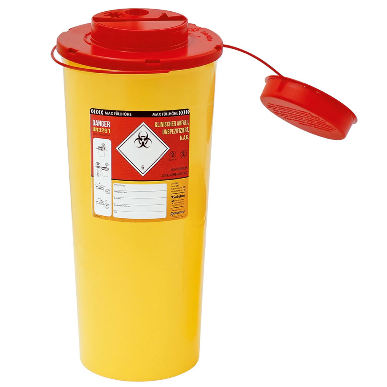 Kanülenabwurfbehälter ratiomed Safe-Box (3,5 L)