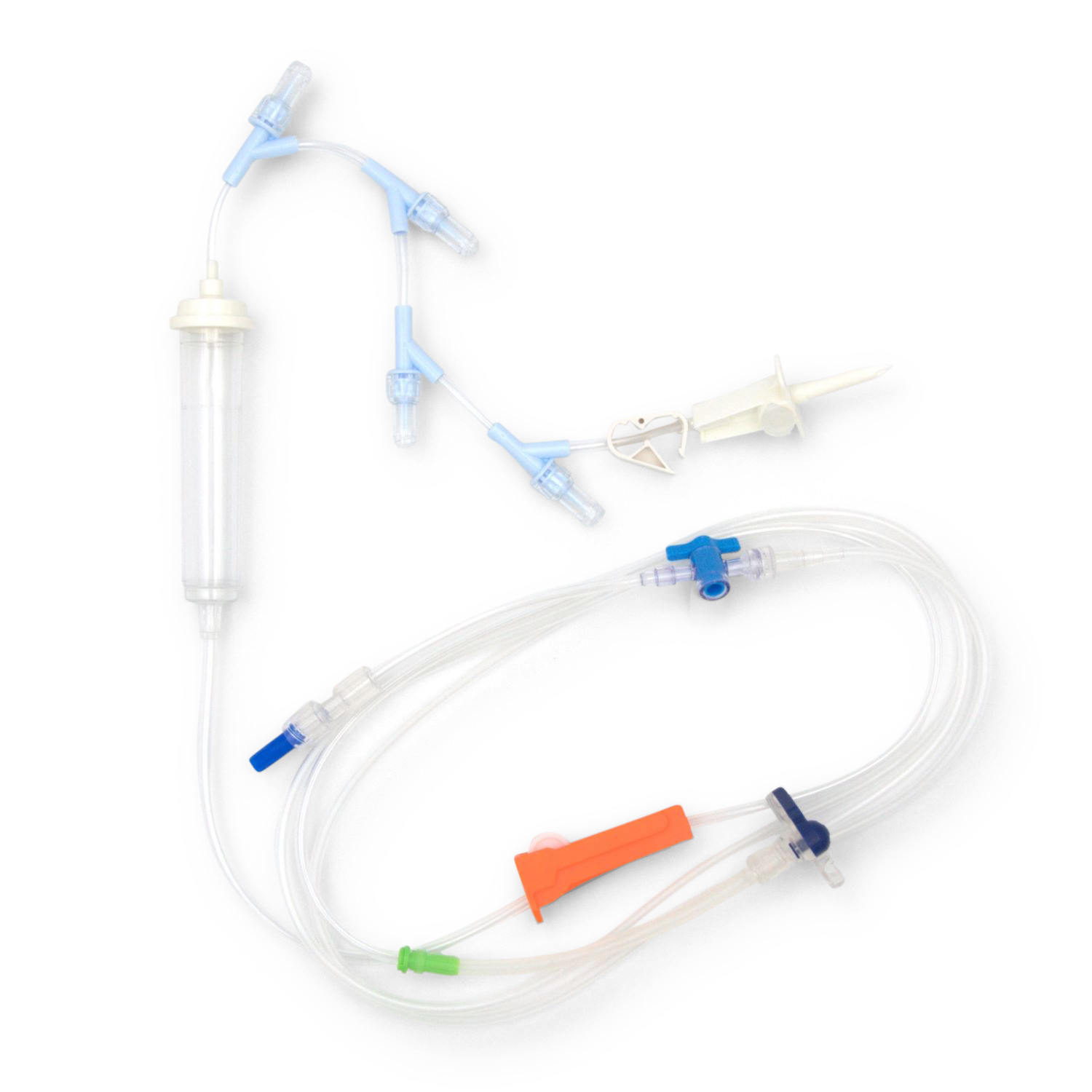 Agilia Volumat Infusionsset VL ON42 SC (255 cm - 15 μm Filter, 4-nadefreie Zugänge)