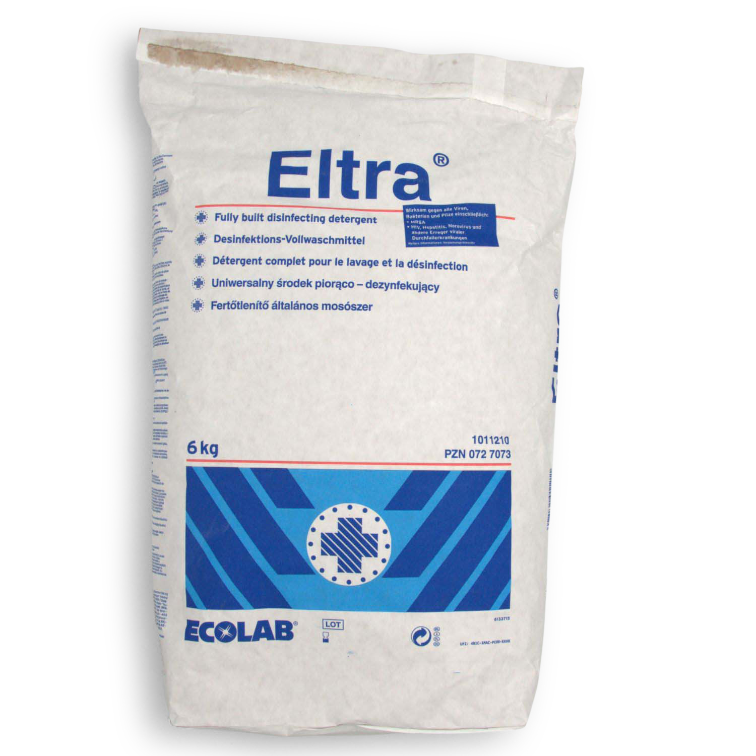 ECOLAB Eltra Desinfektionsvollwaschmittel (6 kg, Papptrommel)
