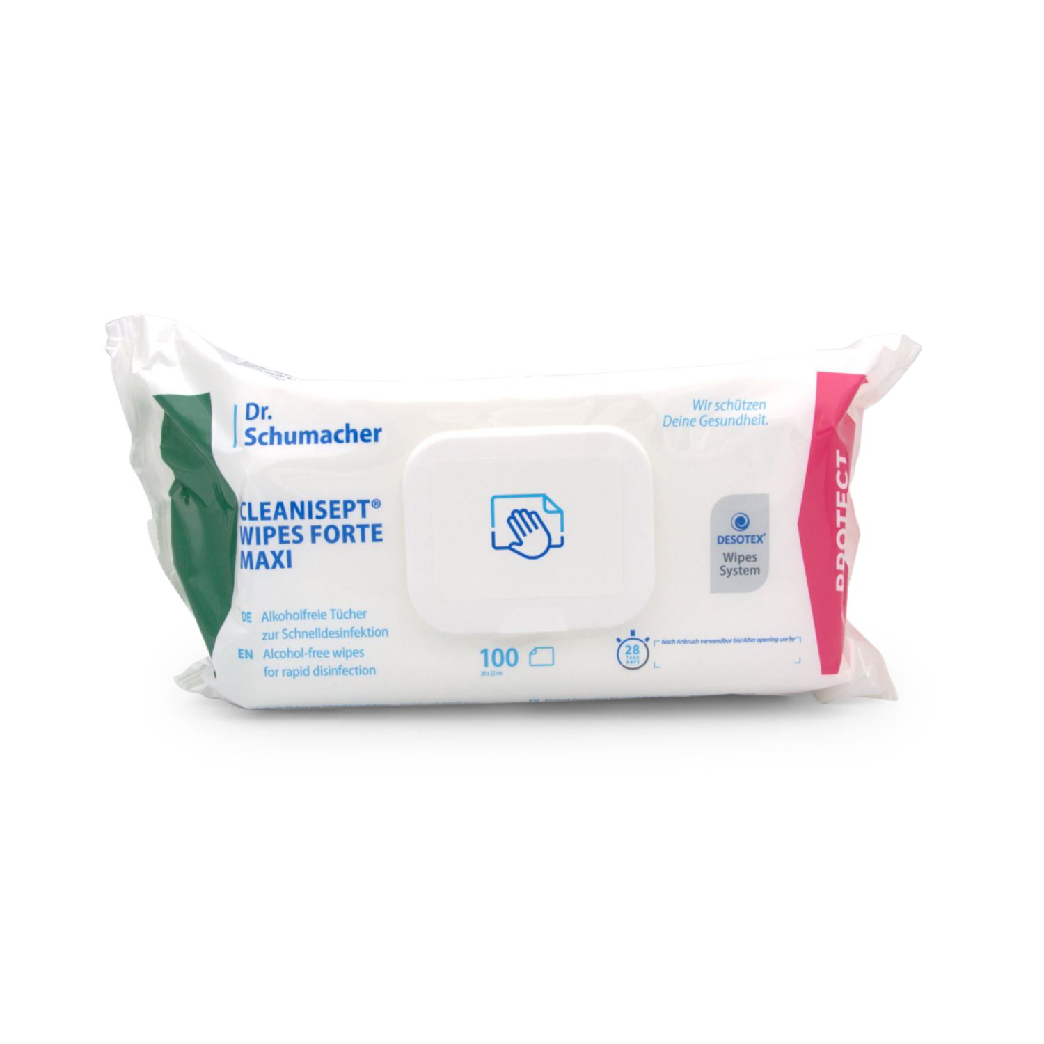 CLEANISEPT® WIPES Forte Maxi (Desinfektionstücher, Flow Pack, alkoholfrei)