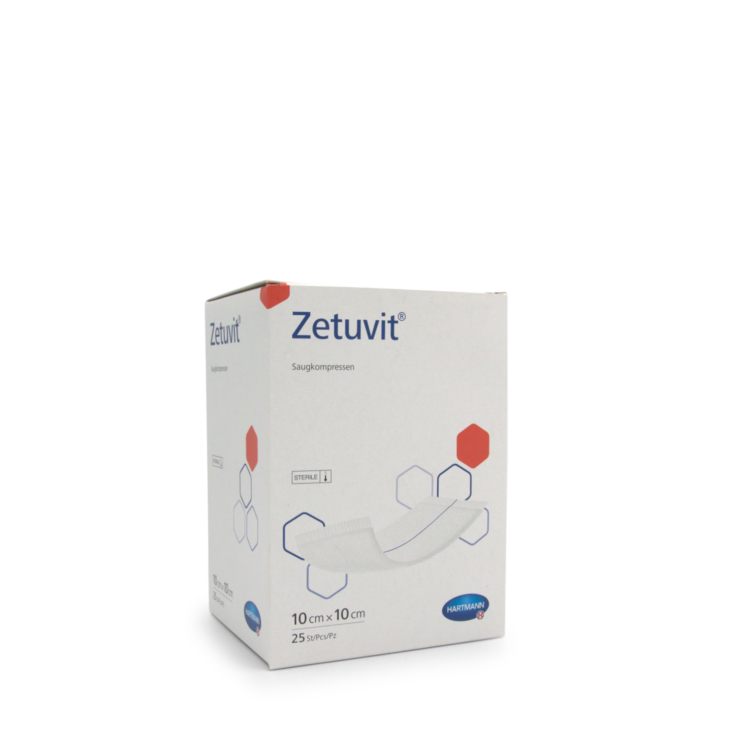 Zetuvit Saugkompressen (10 cm x 10 cm, steril)