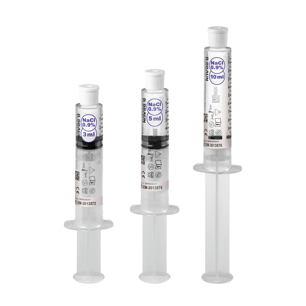 Omniflush® Spülspritze (5 ml in 10 ml-Spritze, 0,9% NaCI, steril)