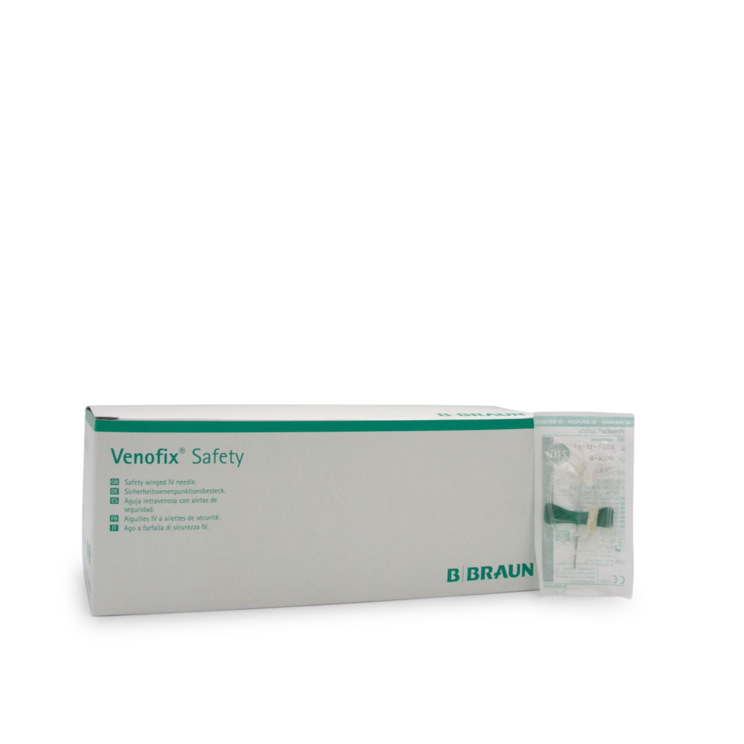 Venofix® Safety Venenpunktionsbesteck (21 G, 0,8 x 19 mm, 19 cm Schlauch, grün) Venofix® Safety Venenpunktionsbesteck (21 G, 0,8 x 19 mm, 19 cm Schlauch, grün)