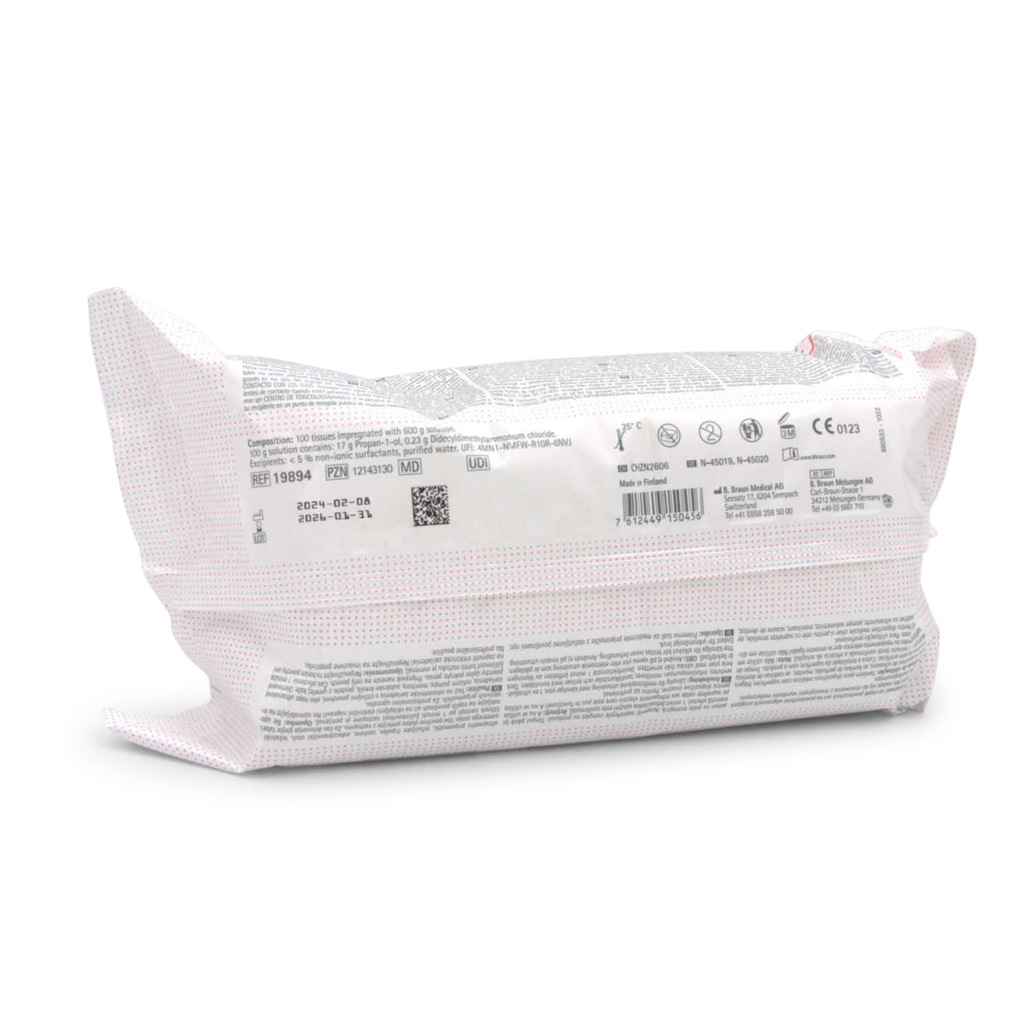 Meliseptol® Wipes sensitive 100 (18 x 20 cm, Flowpack)