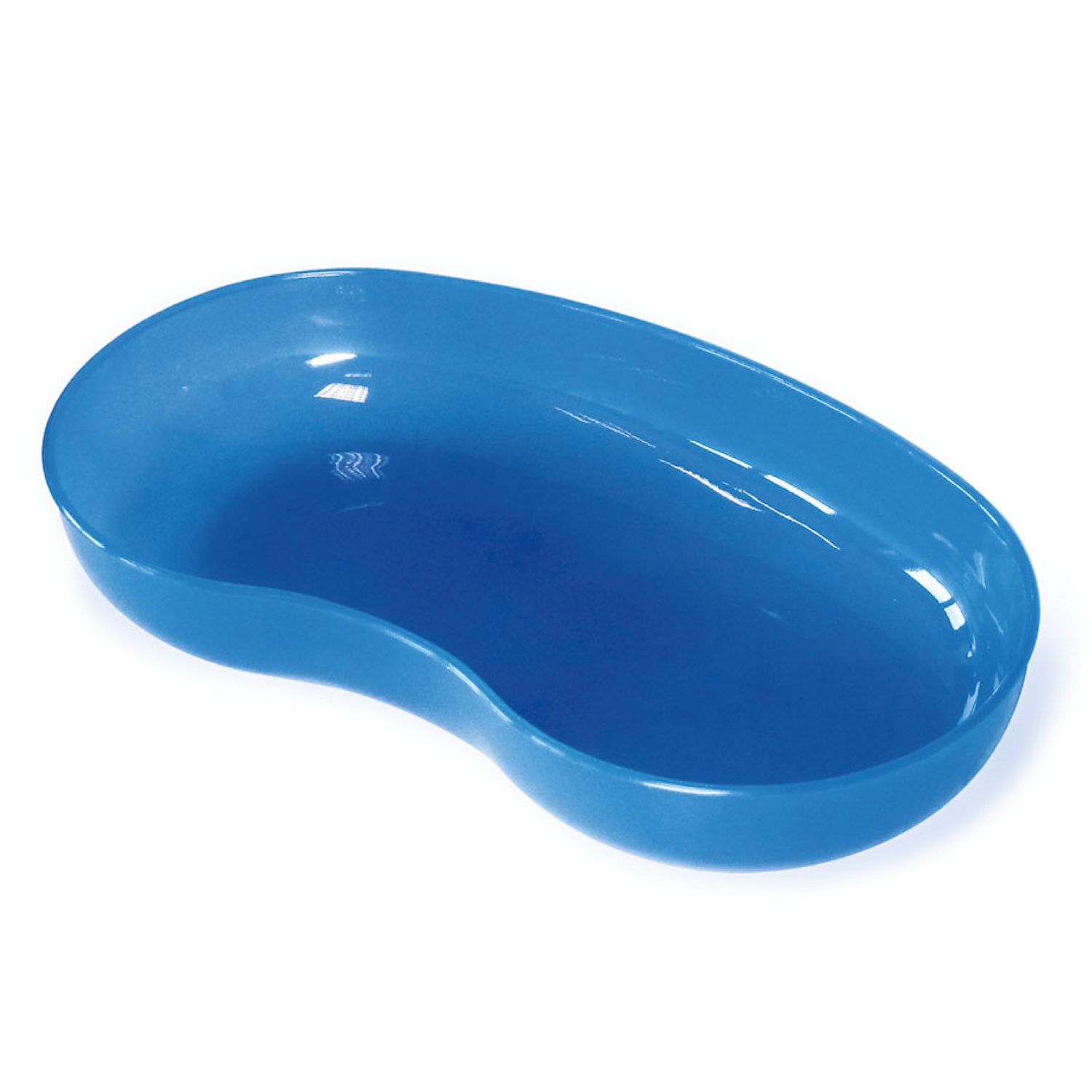Nierenschale aus PP (260 x 137 x 40 mm, blau transluzent)