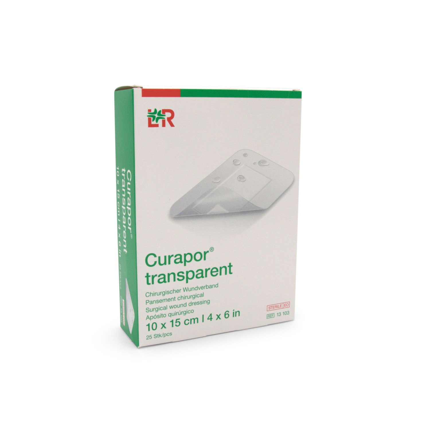 Curapor® Wundverband (10cm x 15cm, transparent, steril)