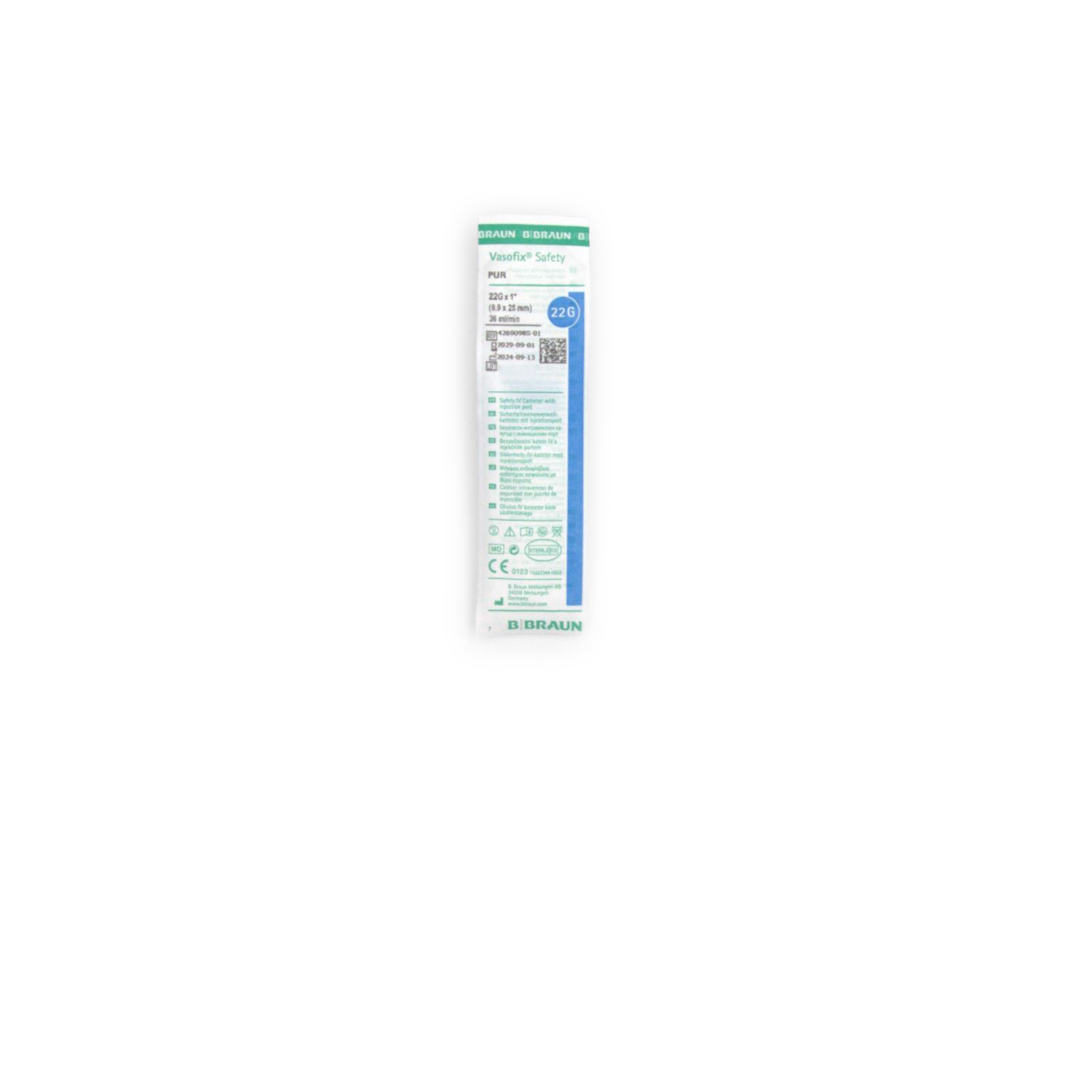 Vasofix Safety Venenweilkanüle blau 22Gim Peel-Pack Vasofix Safety Venenweilkanüle blau 22Gim Peel-Pack