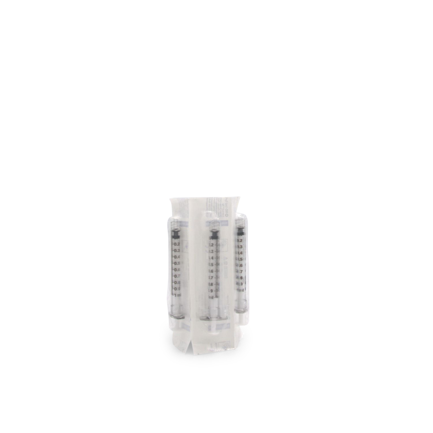 BD Plastipak Einmalspritze (1 ml, Luer-Lock, zentrisch)