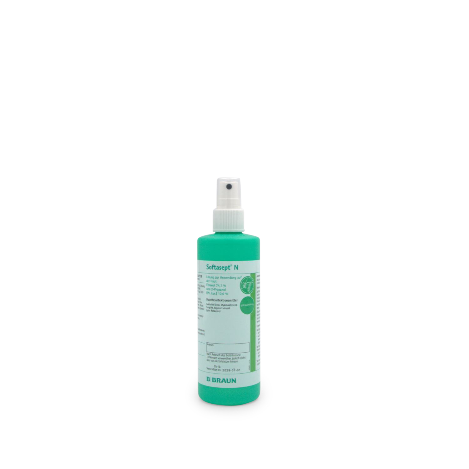 Softasept® N Hautdesinfektionsmittel (250 ml, farblos, Sprühflasche) Softasept® N Hautdesinfektionsmittel (250 ml, farblos, Sprühflasche)