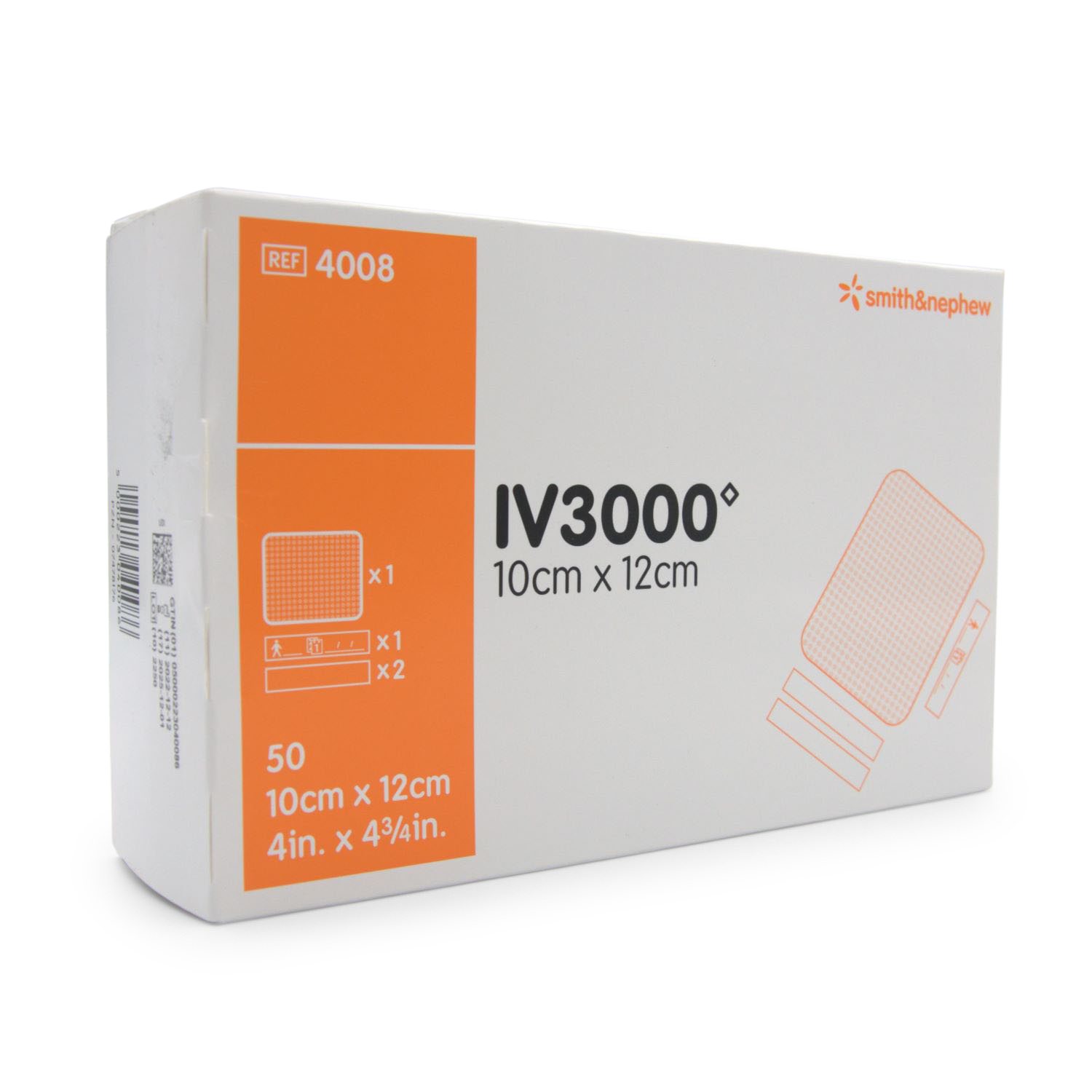 IV3000 Kanülenfixierpflaster 10×12 cm steril – transparent