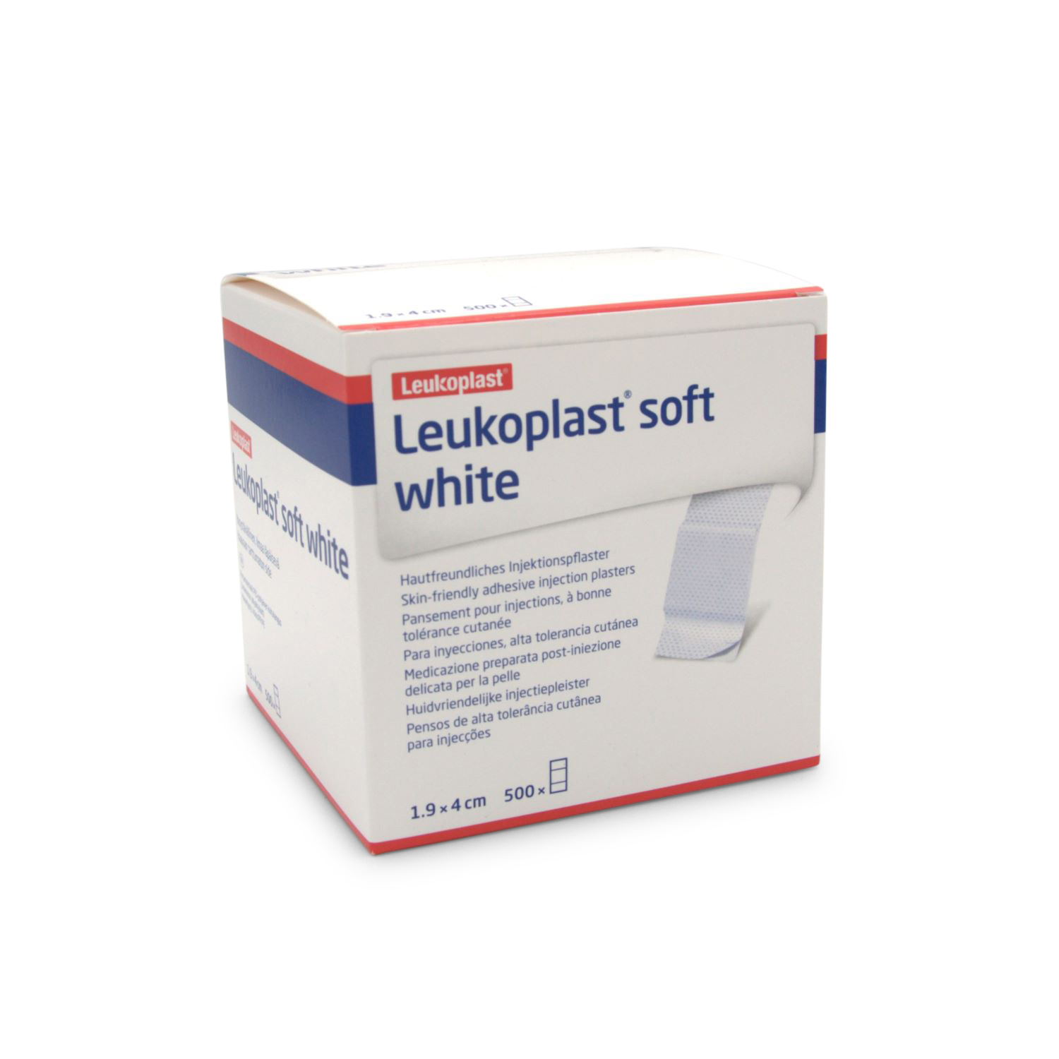 Leukoplast® soft Injektionspflaster (1,9 cm x 4 cm, weiß) Leukoplast® soft Injektionspflaster (1,9 cm x 4 cm, weiß)