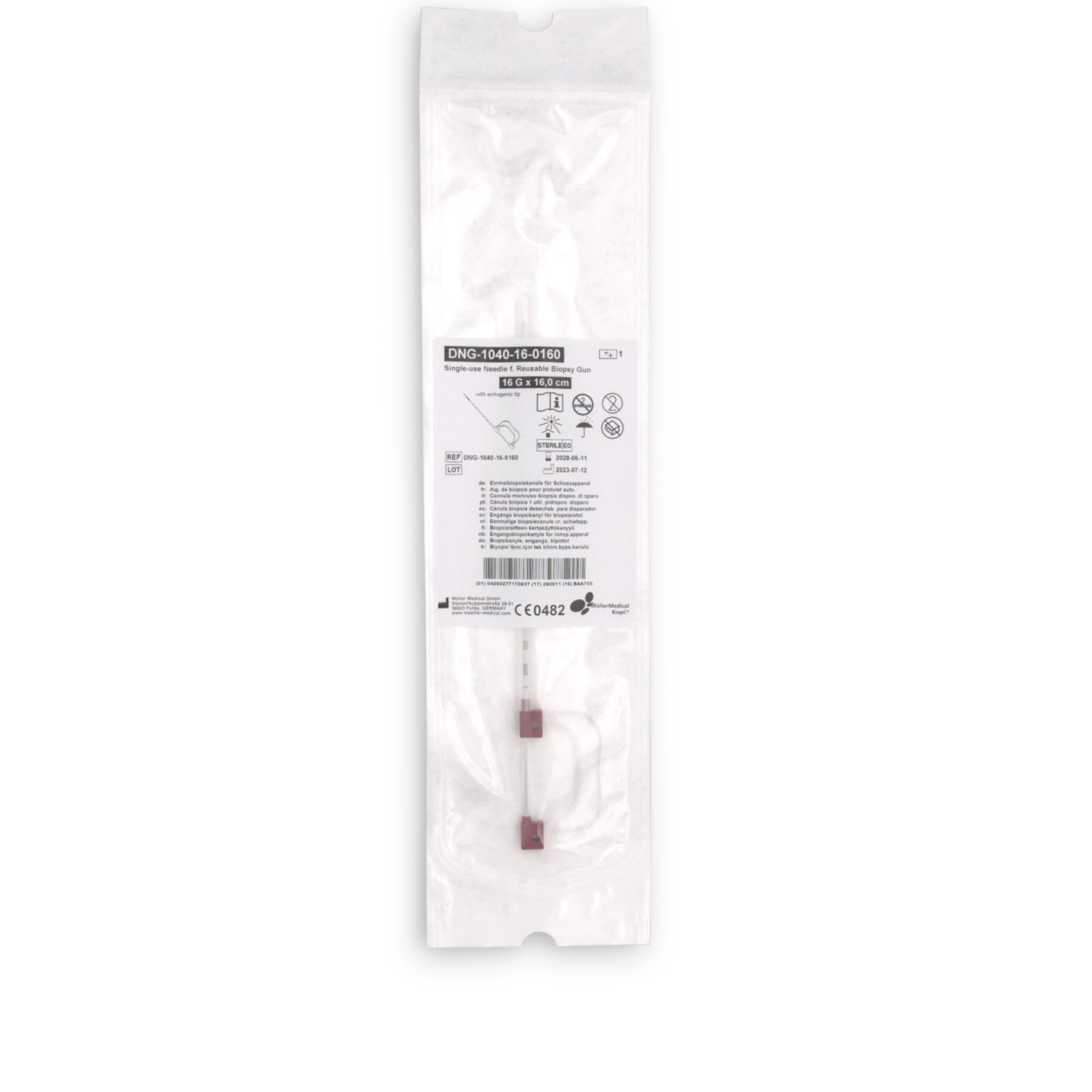 Biopsienadel kompatibel u. a. mit Bard Magnum (16 G x 16 cm) Biopsienadel kompatibel u. a. mit Bard Magnum (16 G x 16 cm)
