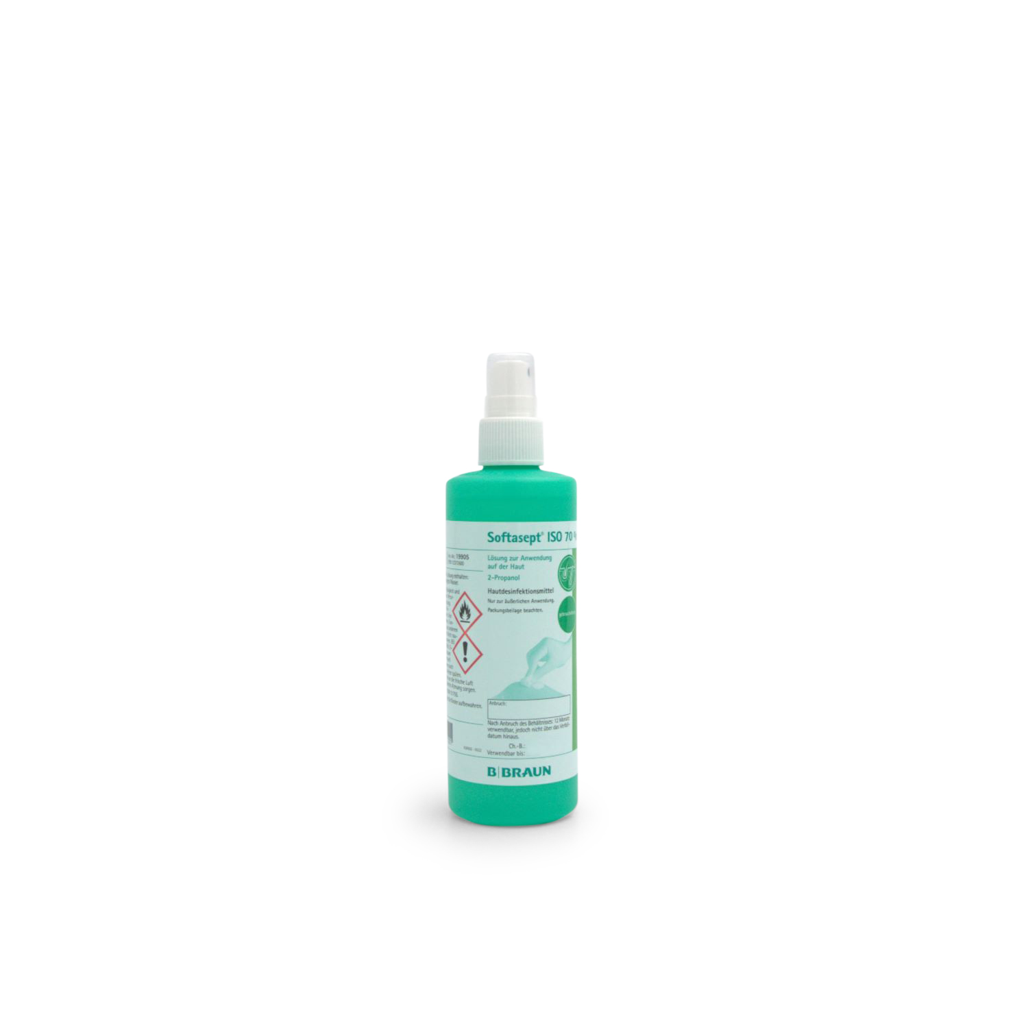 Softasept® ISO 70% alk. Hautdesinfektionsmittel (250 ml, Sprühflasche) Softasept® ISO 70% alk. Hautdesinfektionsmittel (250 ml, Sprühflasche)