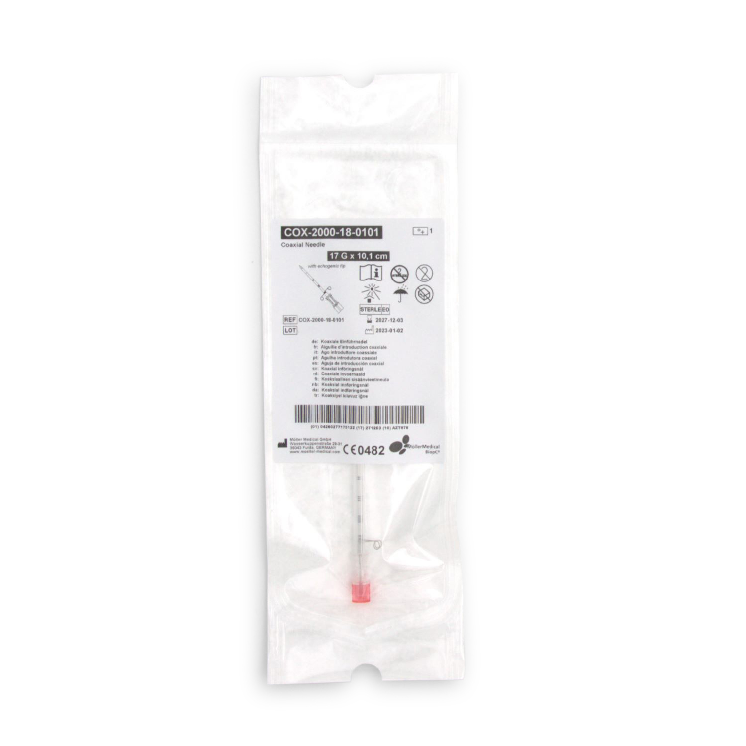 Koaxialkanüle passend zu SBG-2010-18-0150 (17G x 10,1cm)