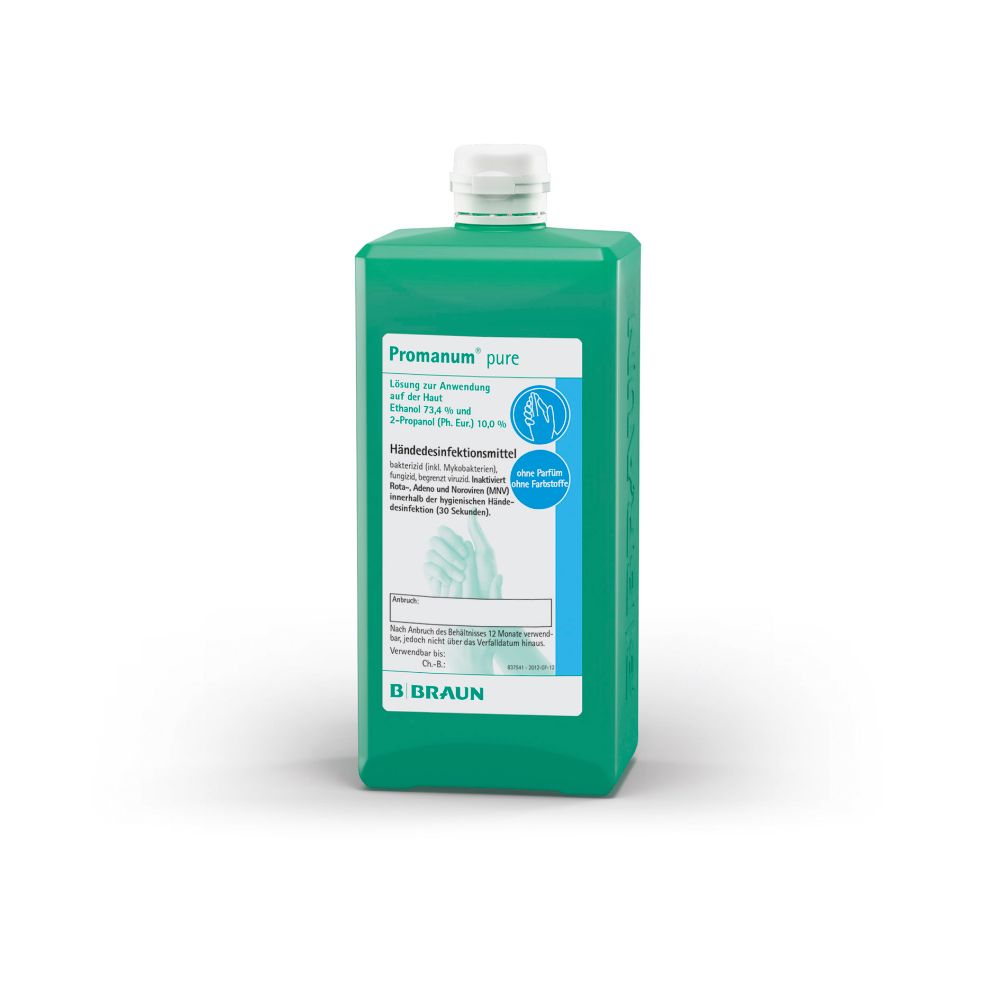 Promanum® pure Händedesinfektionsmittel (Spenderflasche, 1000 ml)