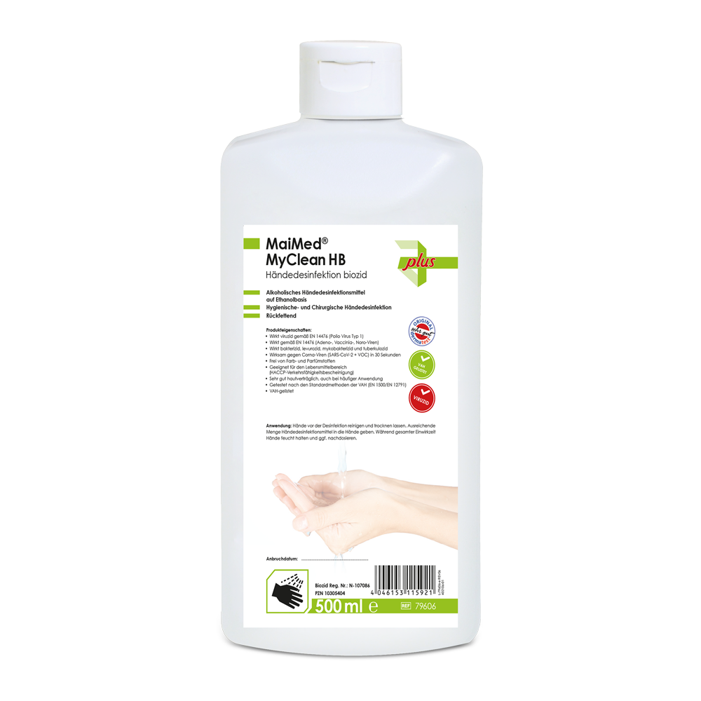 MaiMed® MyClean HB Händedesinfektionsmittel (500 ml, alkoholisch)