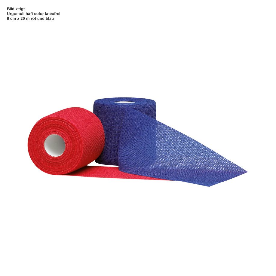 Urgomull haft color latexfrei, (6 cm x 20 m, blau)