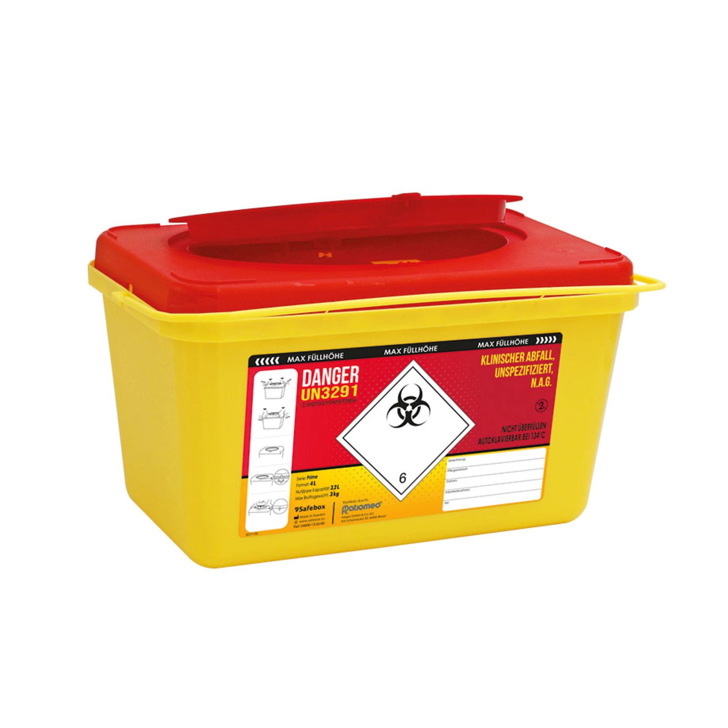 Safe-Box Kanülenabwurfbehälter (4 L)