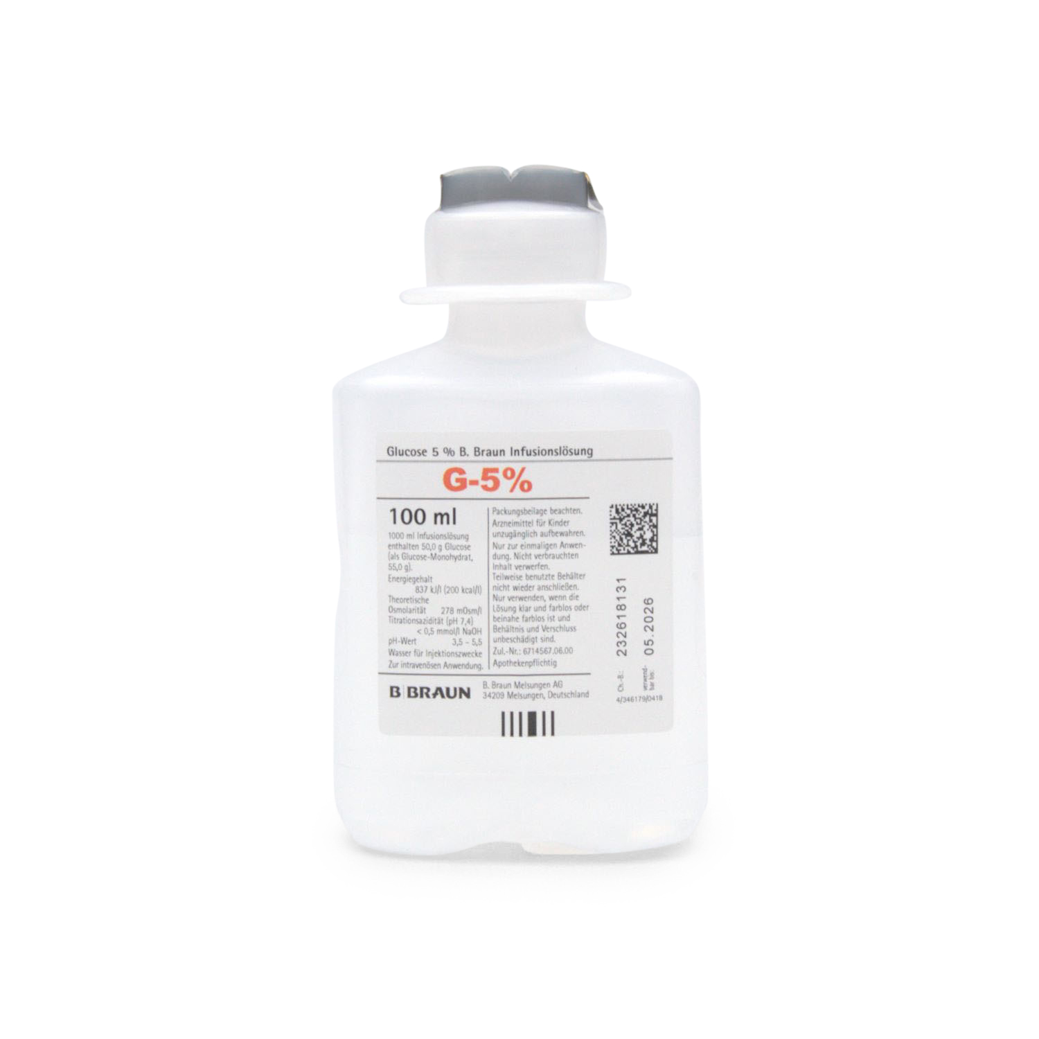 Ecoflac® plus Glucose 5 % (100 ml) Ecoflac® plus Glucose 5 % (100 ml)