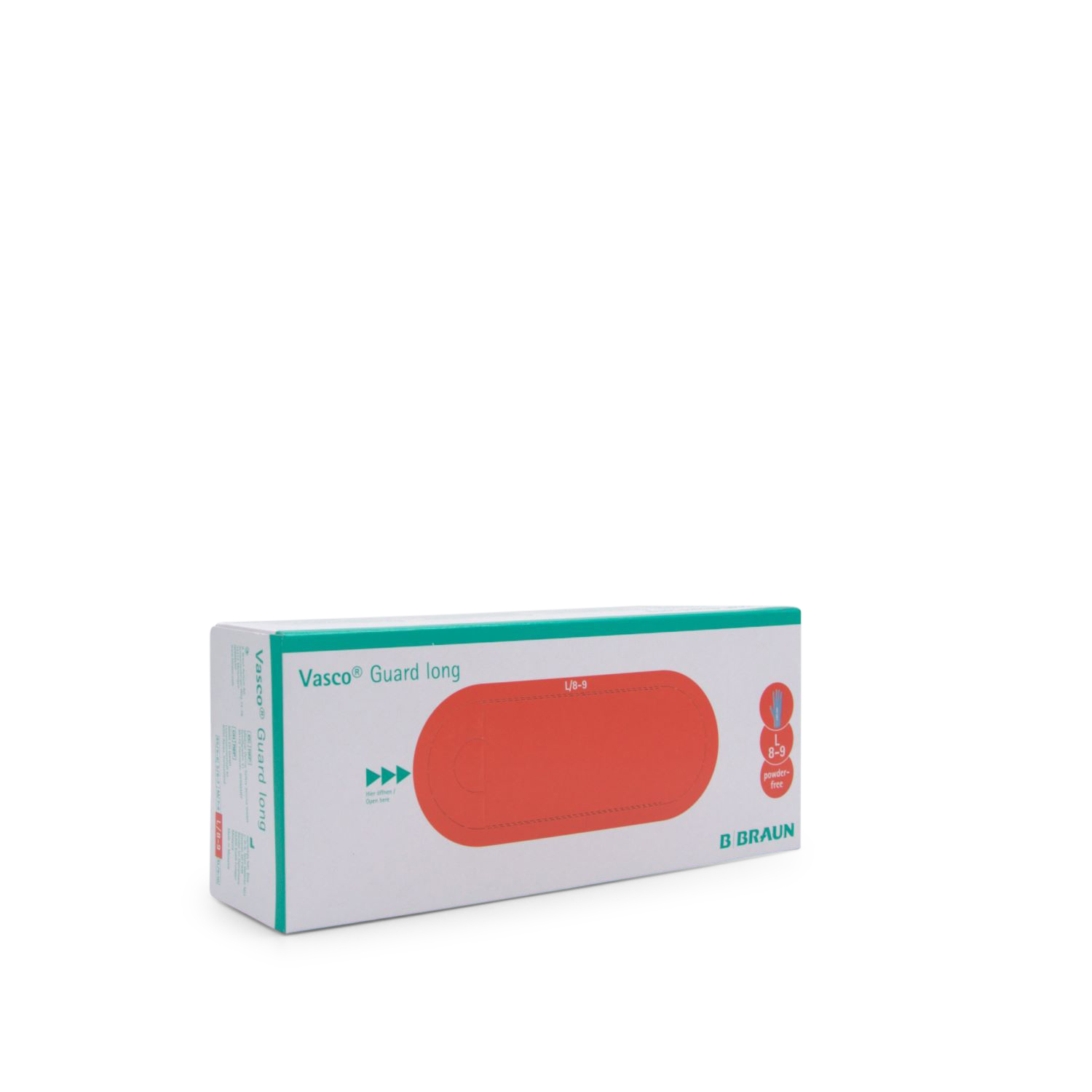 Vasco Guard long Untersuchungshandschuhe (Gr. L, Nitril light, blau, unsteril)