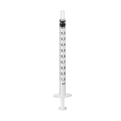 Omnifix® -F Luer Lock Solo Einmal-Feindosierspritze (1 ml, Luer-Ansatz, Zentrisch, ohne Kanüle)