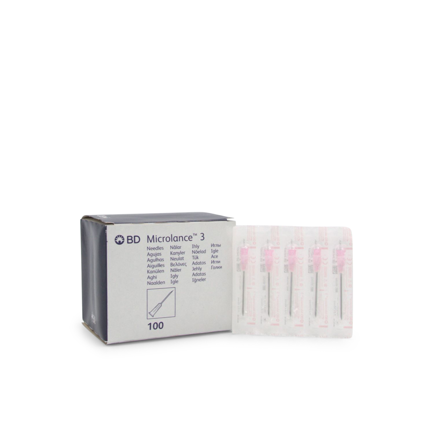 BD Microlance 3 Aufziehkanülen, (18G x 1 1/2'', 1,20 x 40mm, rosa)