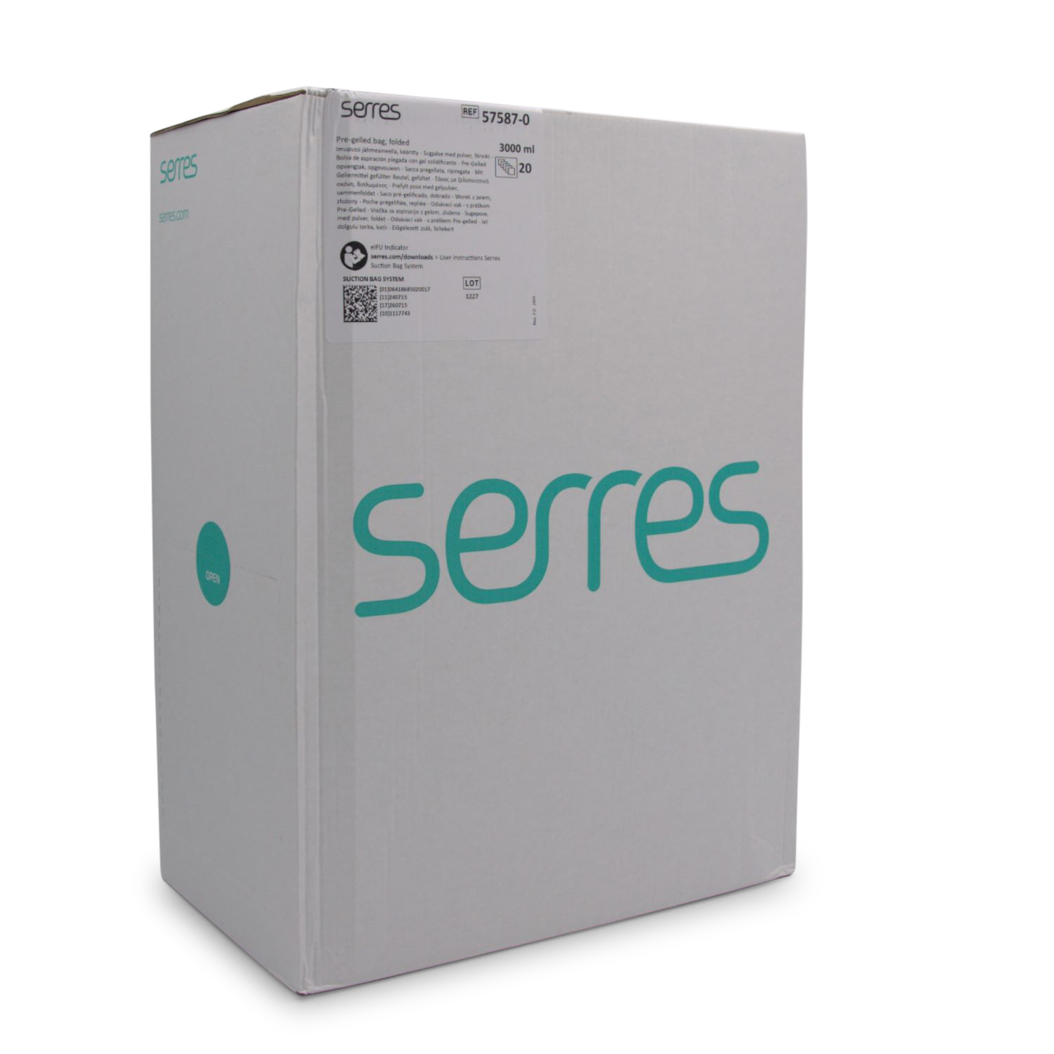 Serres-Absaugbeutel (3000 ml mit Geliermittel)