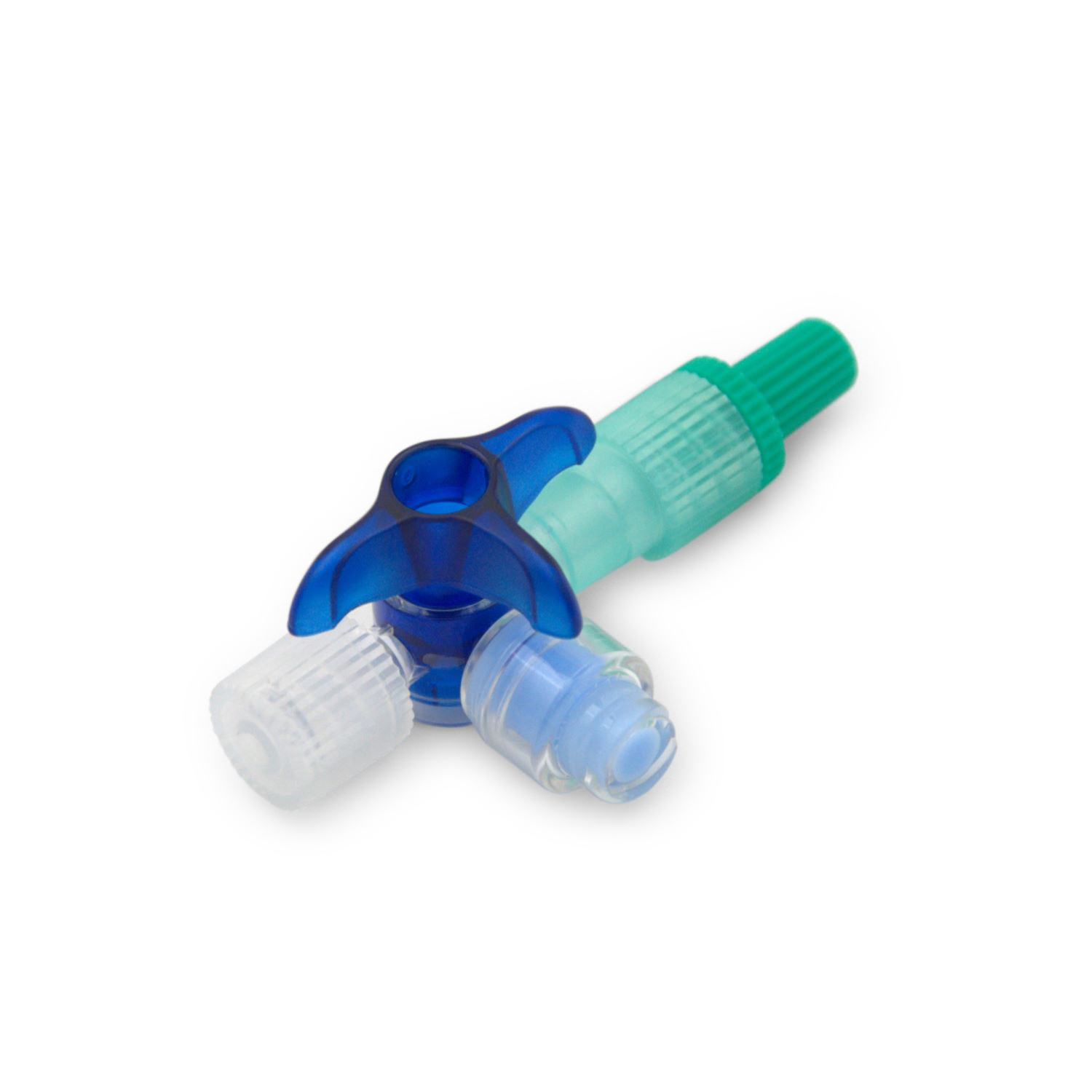 Discofix® C-3 Dreiwegehahn (Safeflow-Ventil, blau)