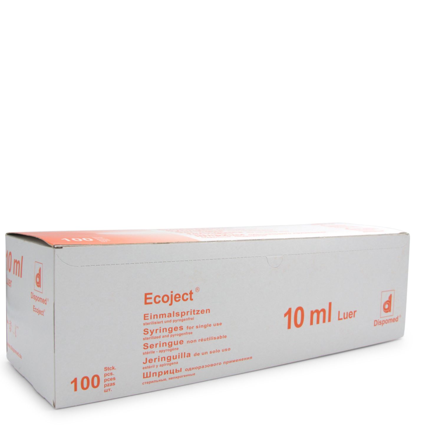 ECOJECT® Einmalspritzen, 2-teilig (10 ml, Luer, exzentrisch) ECOJECT® Einmalspritzen, 2-teilig (10 ml, Luer, exzentrisch)