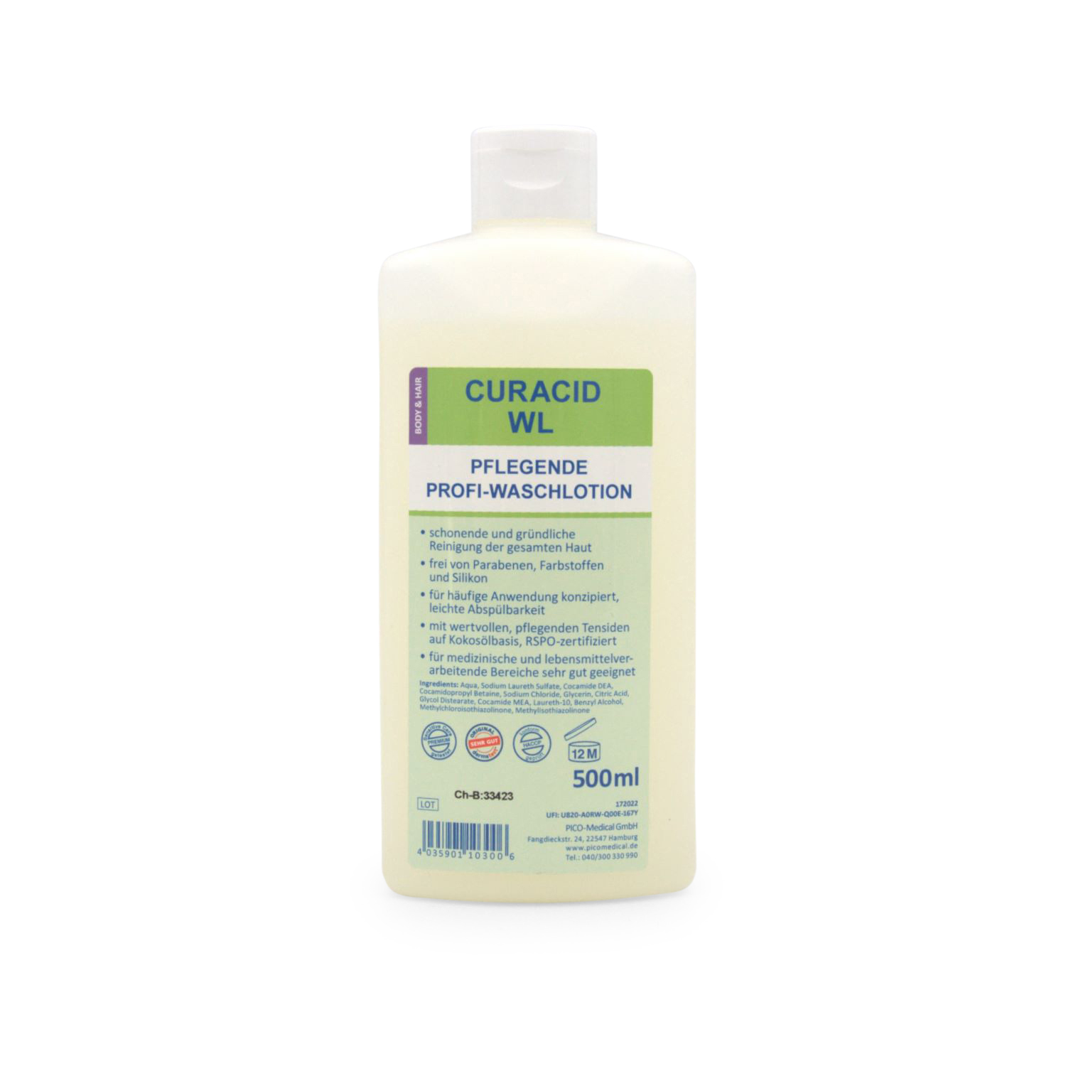 Curacid Waschlotion (500 ml, Spenderflasche)