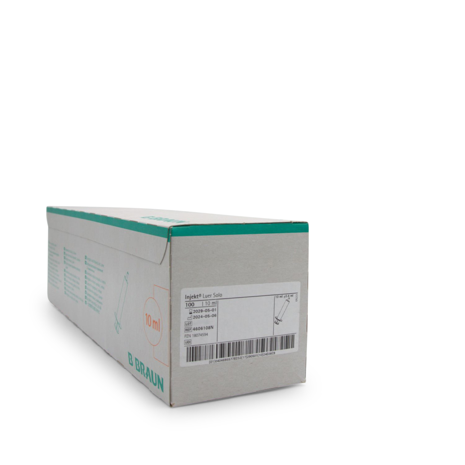 Injekt® Luer Solo Einmalspritze (10 ml, Luer-Ansatz, Exzentrisch) Injekt® Luer Solo Einmalspritze (10 ml, Luer-Ansatz, Exzentrisch)
