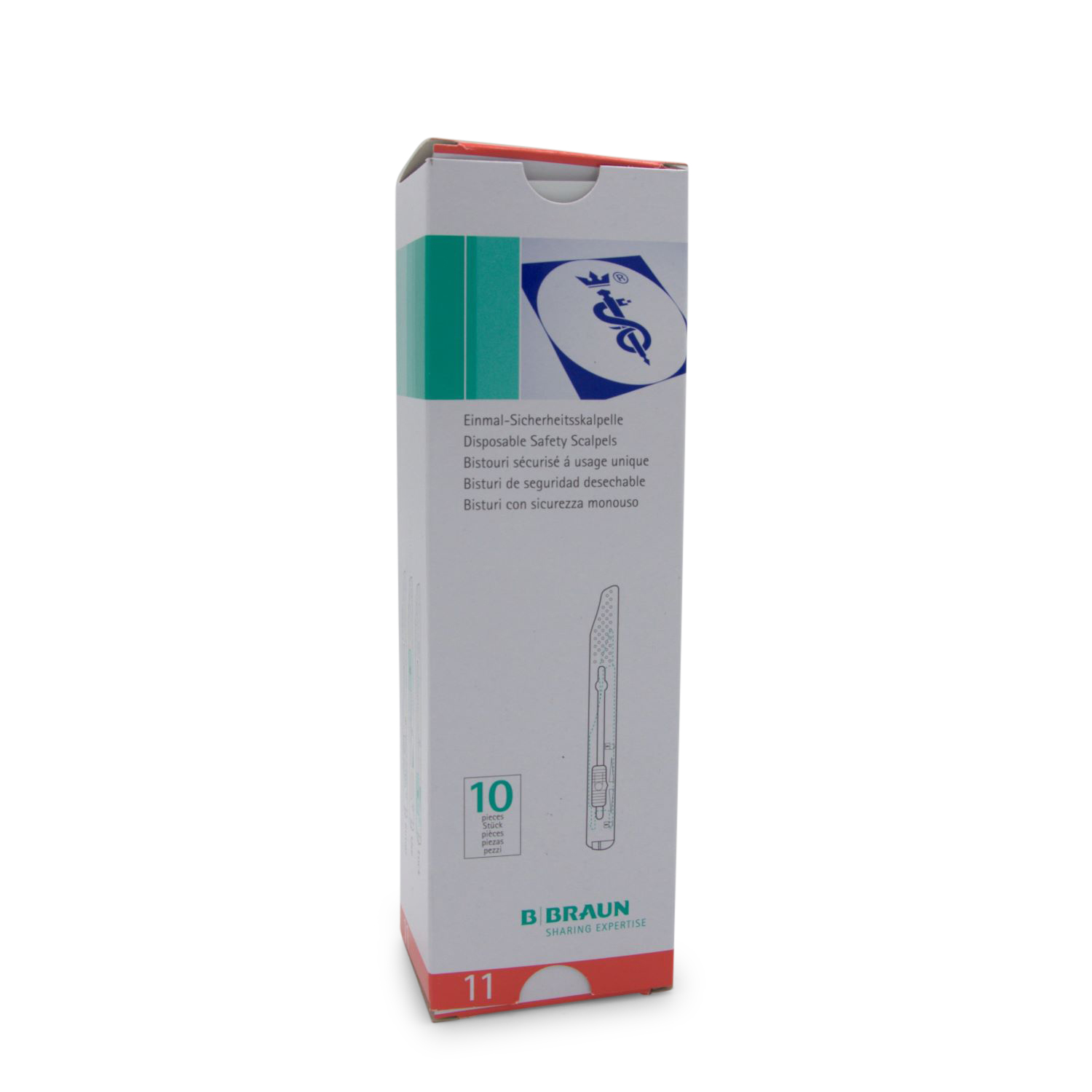 Aesculap® Einweg-Sicherheitsskalpell (Fig. 11, steril) Aesculap® Einweg-Sicherheitsskalpell (Fig. 11, steril)