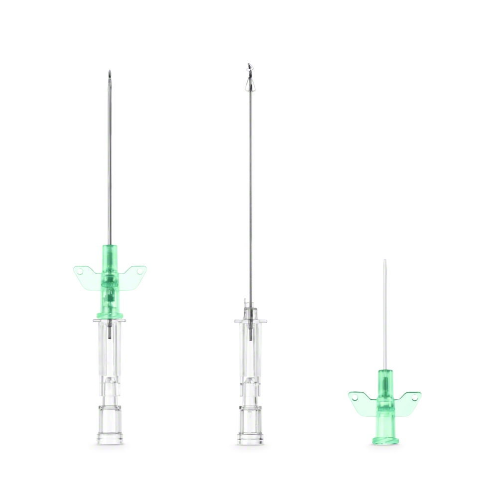 Introcan Safety® W Sicherheitsvenenverweilkanüle (1,30 x 45 mm, 18G, grün, FEP)