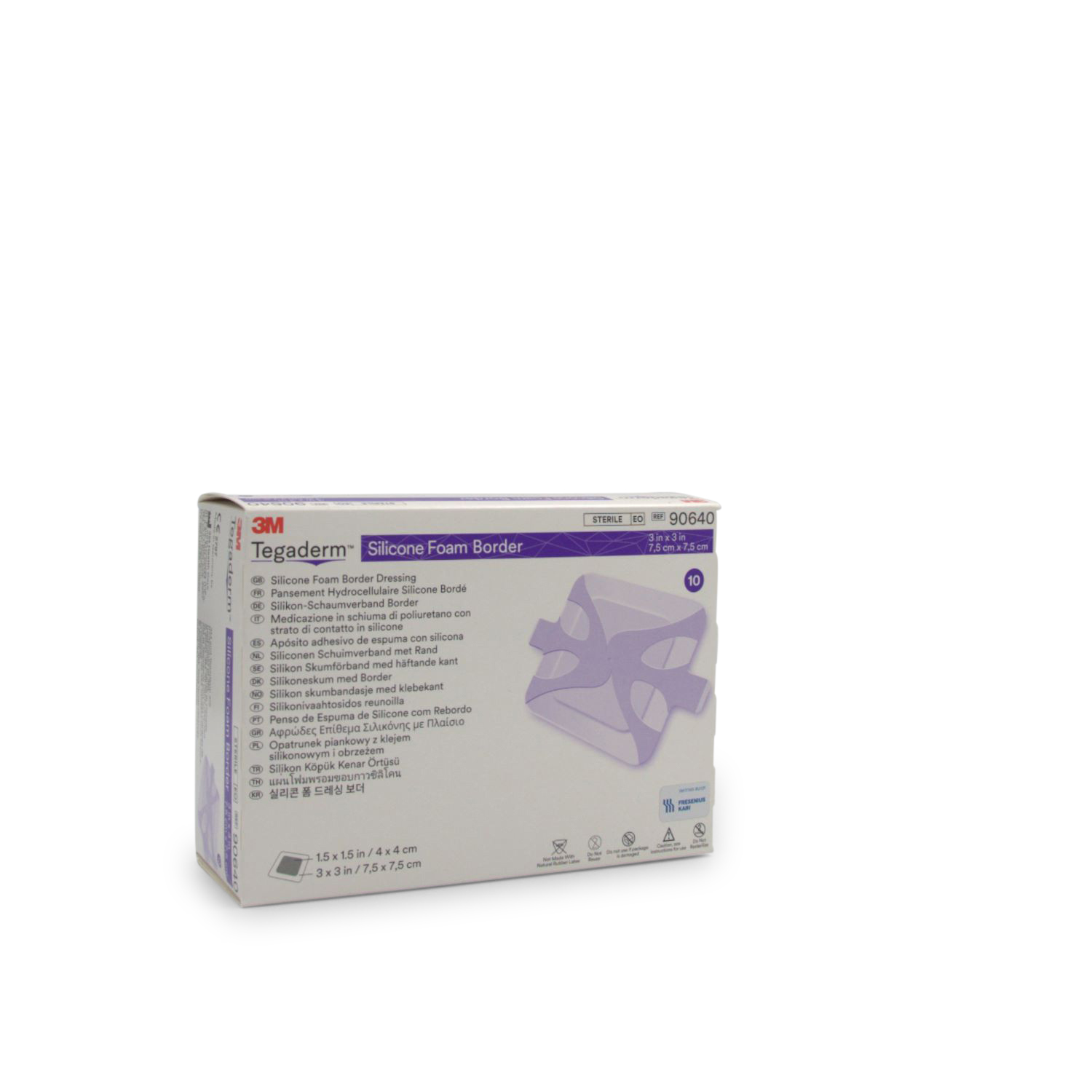 3M Tegaderm Silicone Foam Boarder Verband (7,5 cm x 7,5 cm) 3M Tegaderm Silicone Foam Boarder Verband (7,5 cm x 7,5 cm)