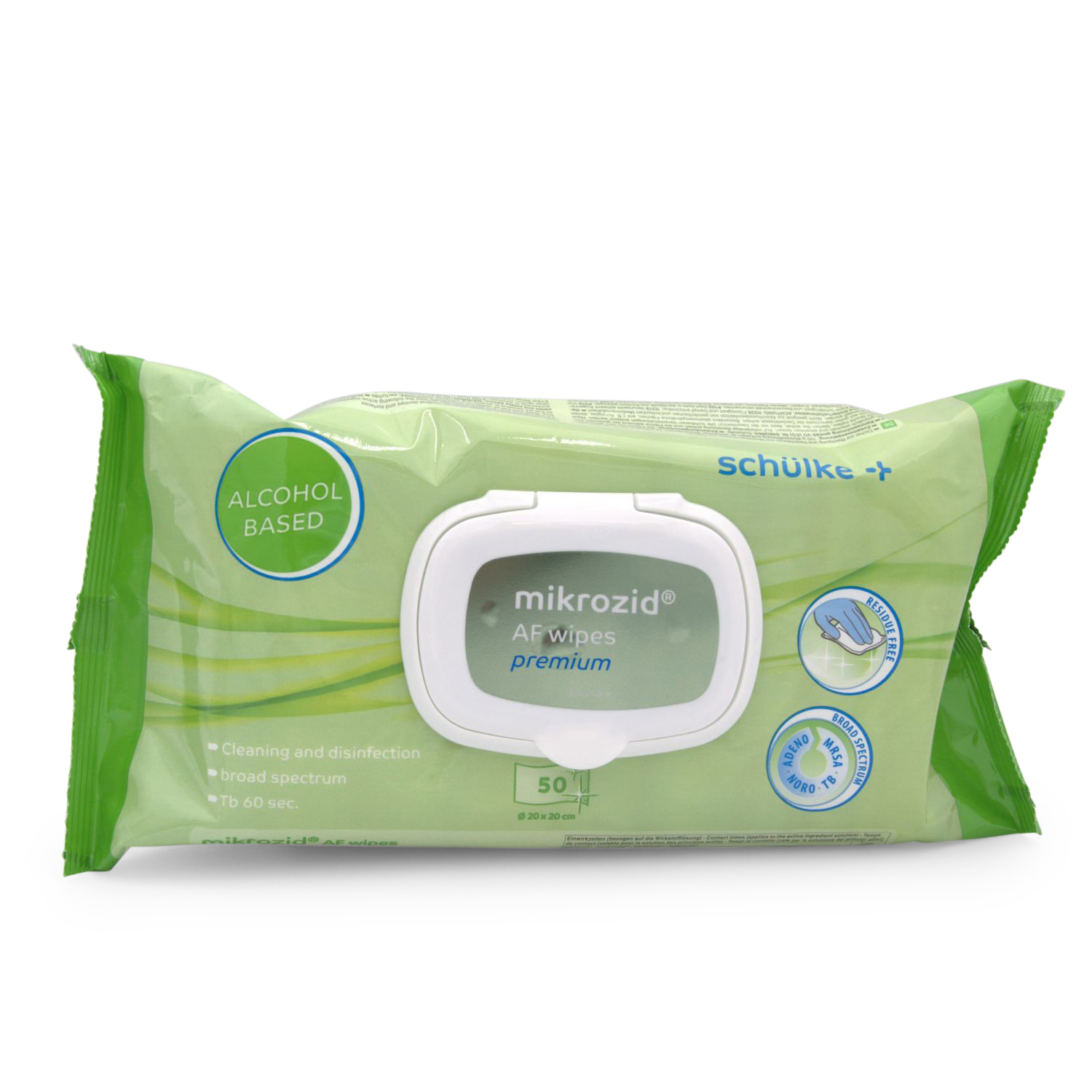 mikrozid® AF wipes premium (Softpack, Desinfektionstücher, 50 Stück) mikrozid® AF wipes premium (Softpack, Desinfektionstücher, 50 Stück)