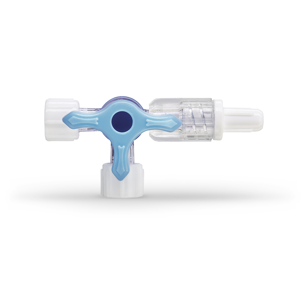 Polyway Pro Dreiwegehahn (blau)