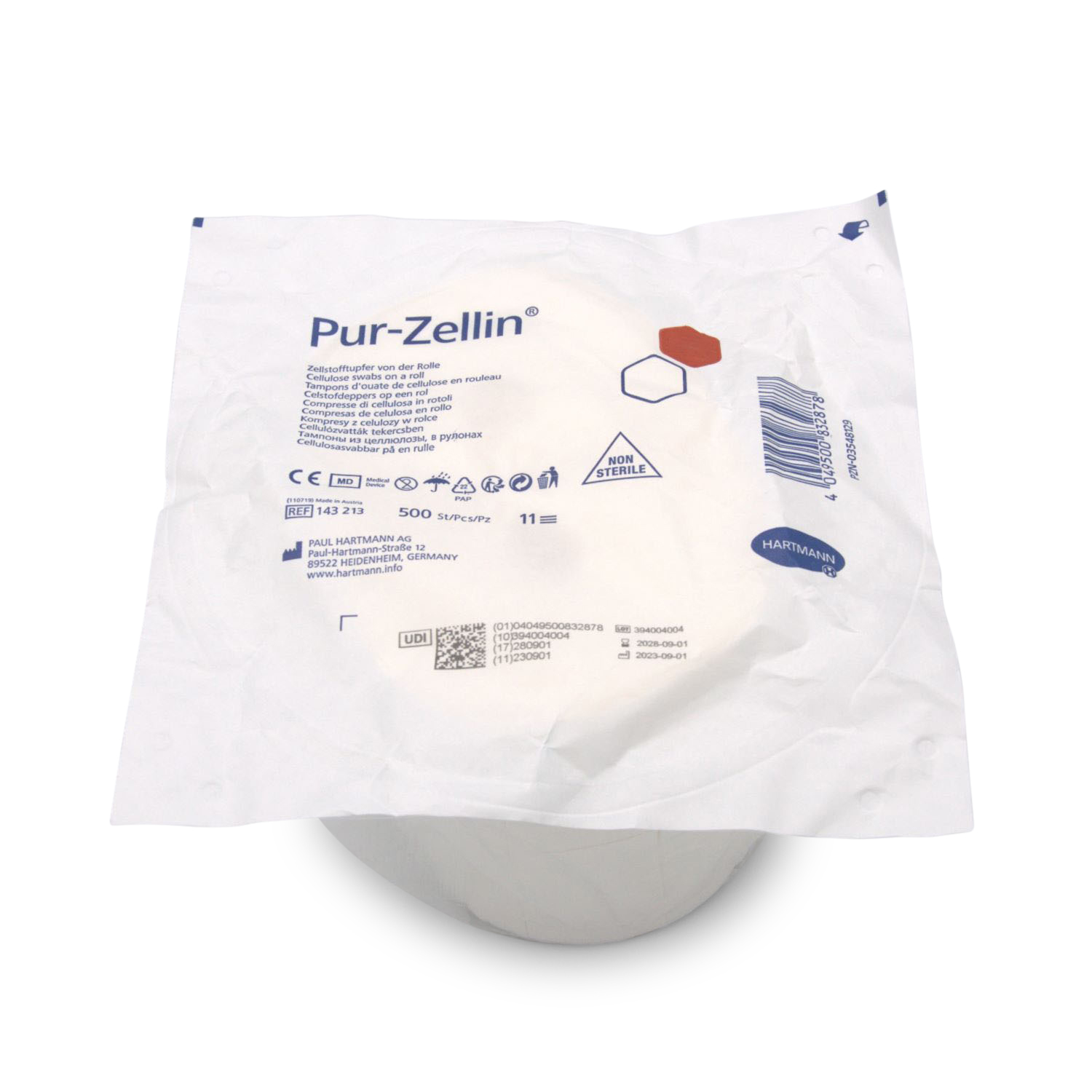 Pur-Zellin® Zellstofftupfer (4 x 5cm, keimreduziert)