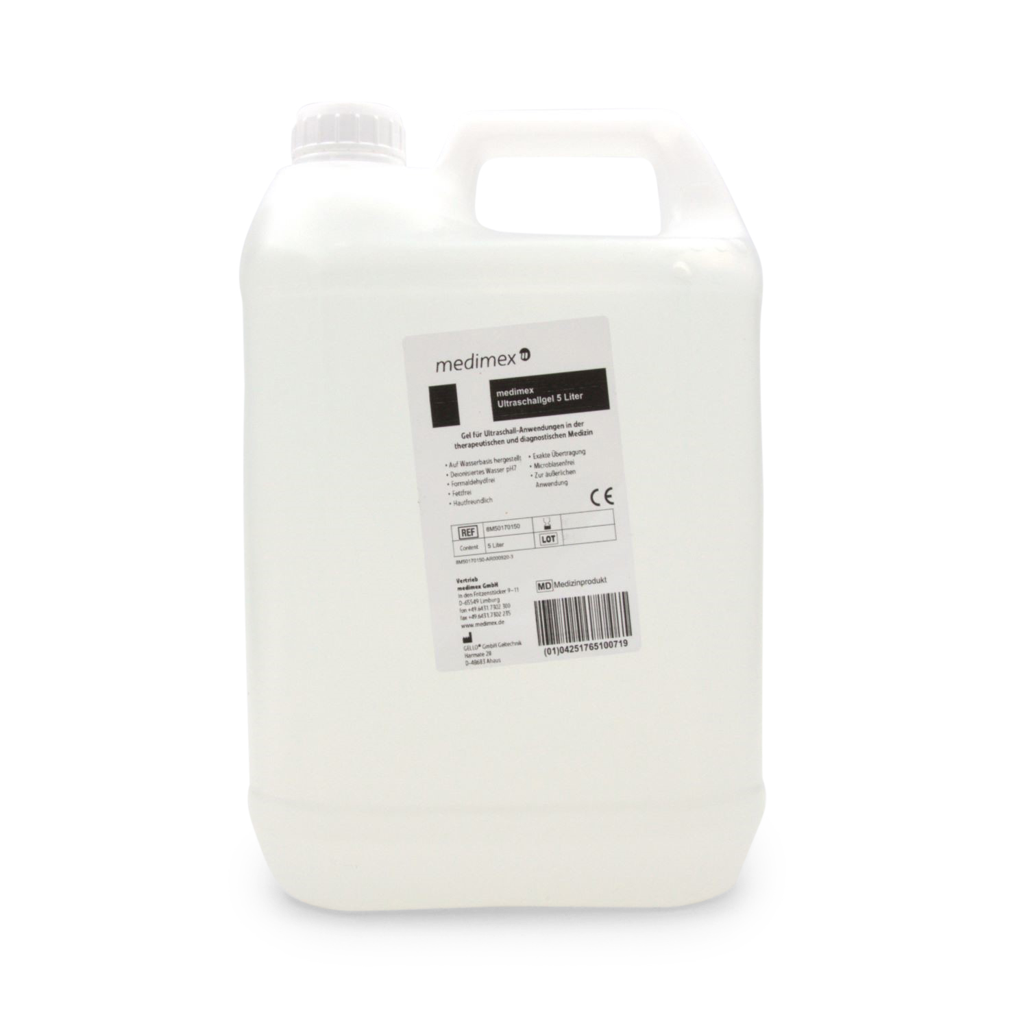 Ultraschallgell 5 Liter Cubitainer, clear