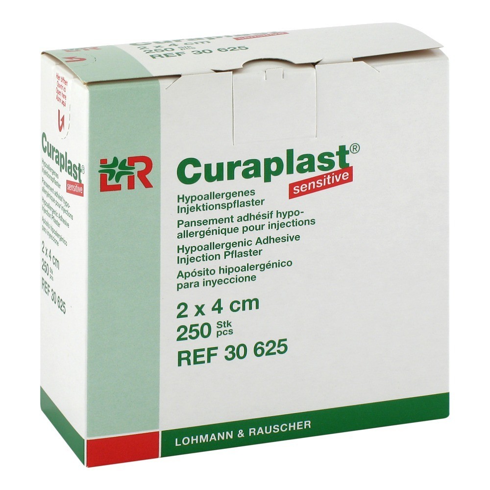 Curaplast® sensitive Injektionspflaster (2 cm x 4 cm) Curaplast® sensitive Injektionspflaster (2 cm x 4 cm)