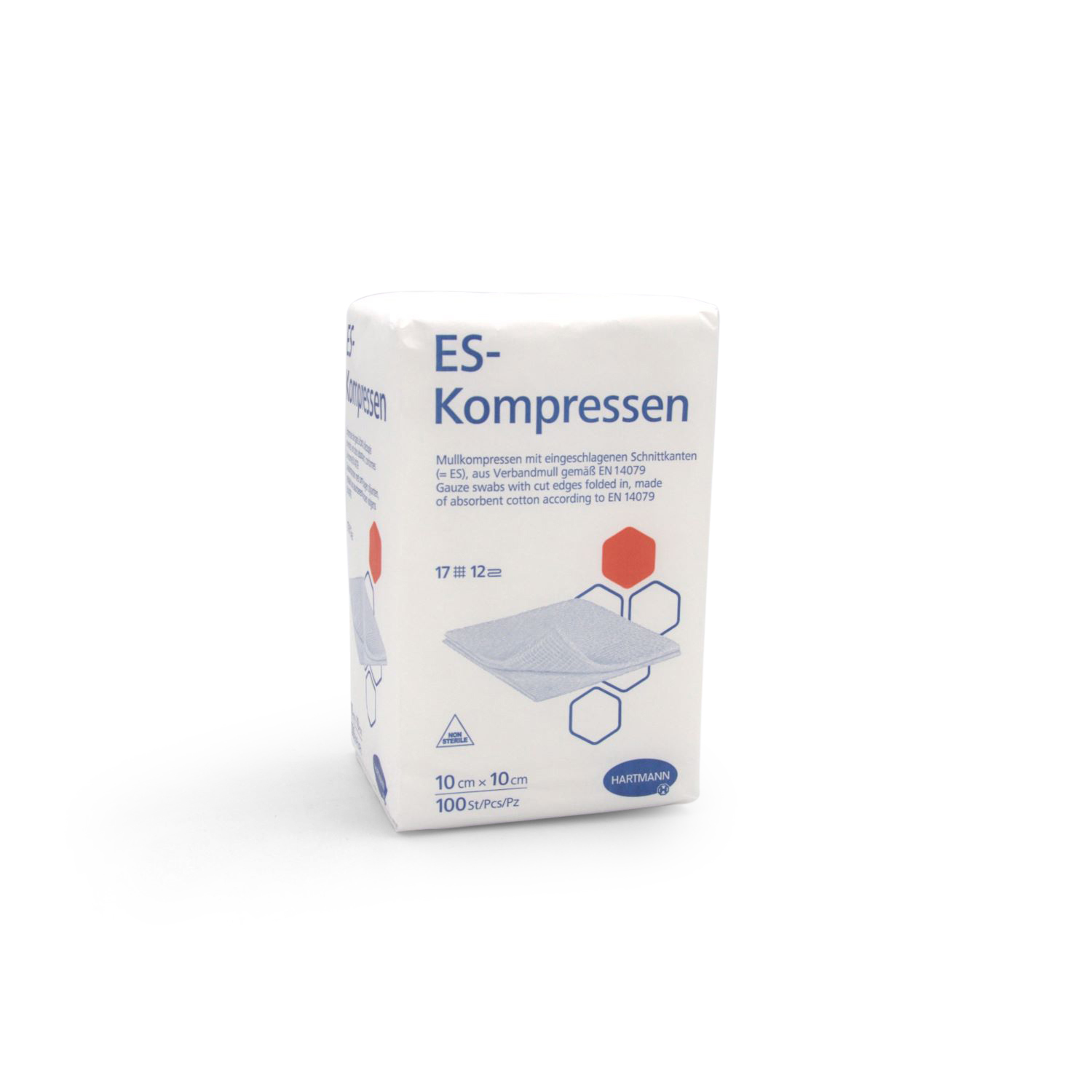 Hartmann ES-Kompressen (10 x 10 cm, 10-fach, unsteril)
